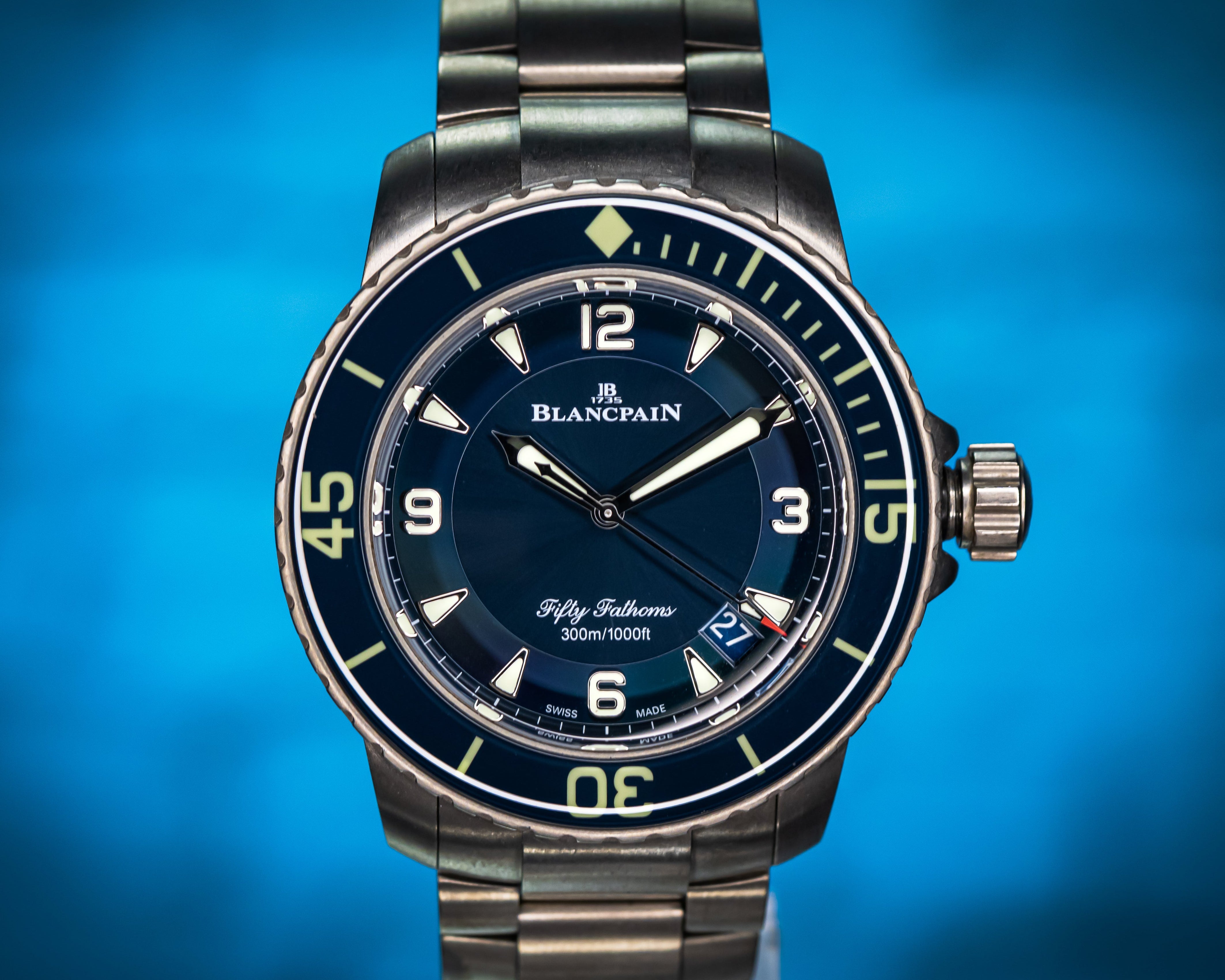 BLANCPAIN FIFTY FATHOMS AUTOMATIQUE TITANIUM 5015-12B40-98B