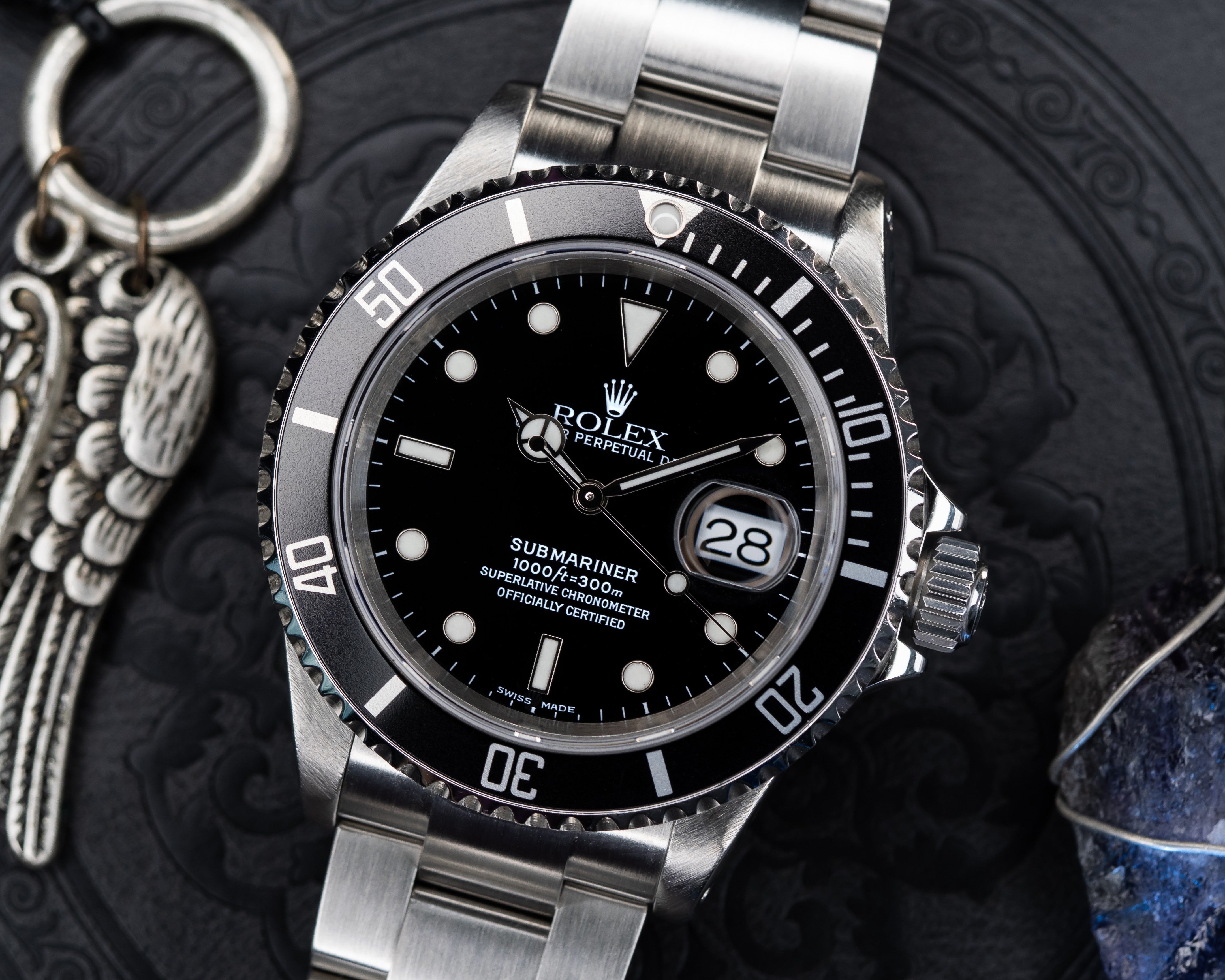 Rolex Submariner Date "Holed Case" Rolex Certified Pre-Owned 16610