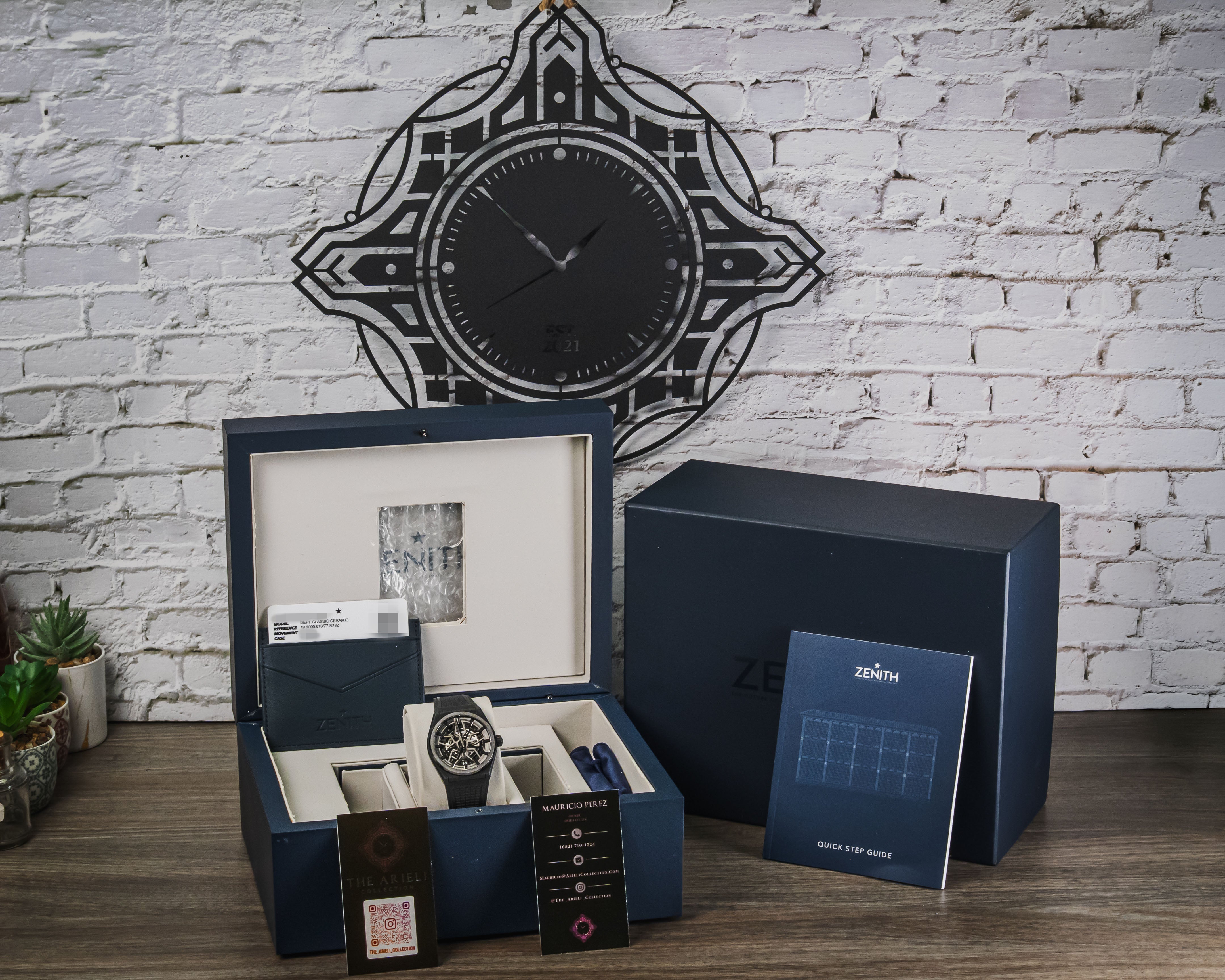Zenith Defy Classic Skeleton Black Ceramic 49.9000.670/77.R782