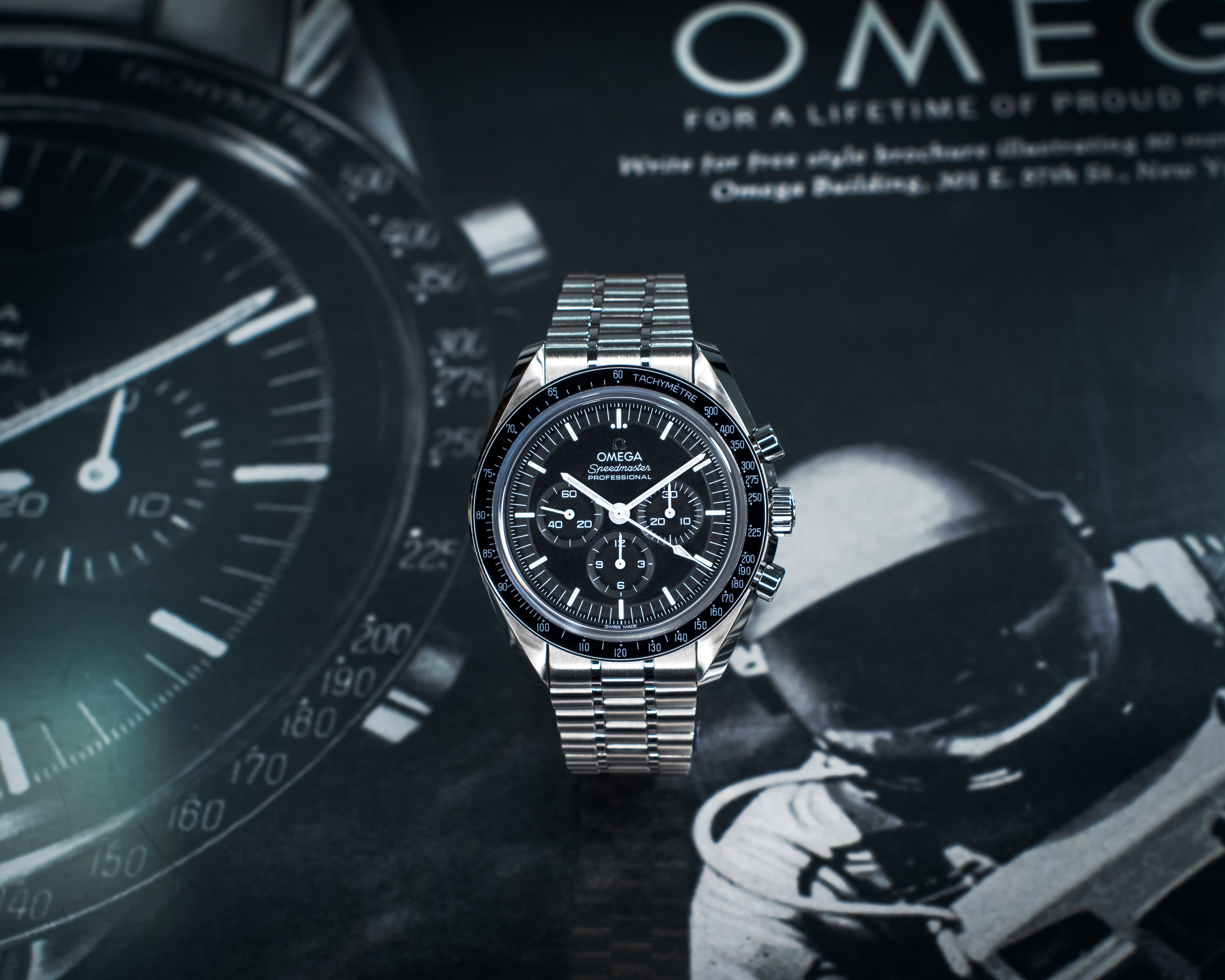OMEGA SPEEDMASTER MOONWATCH PROFESSIONAL “SAPPHIRE SANDWICH” 310.30.42.50.01.002