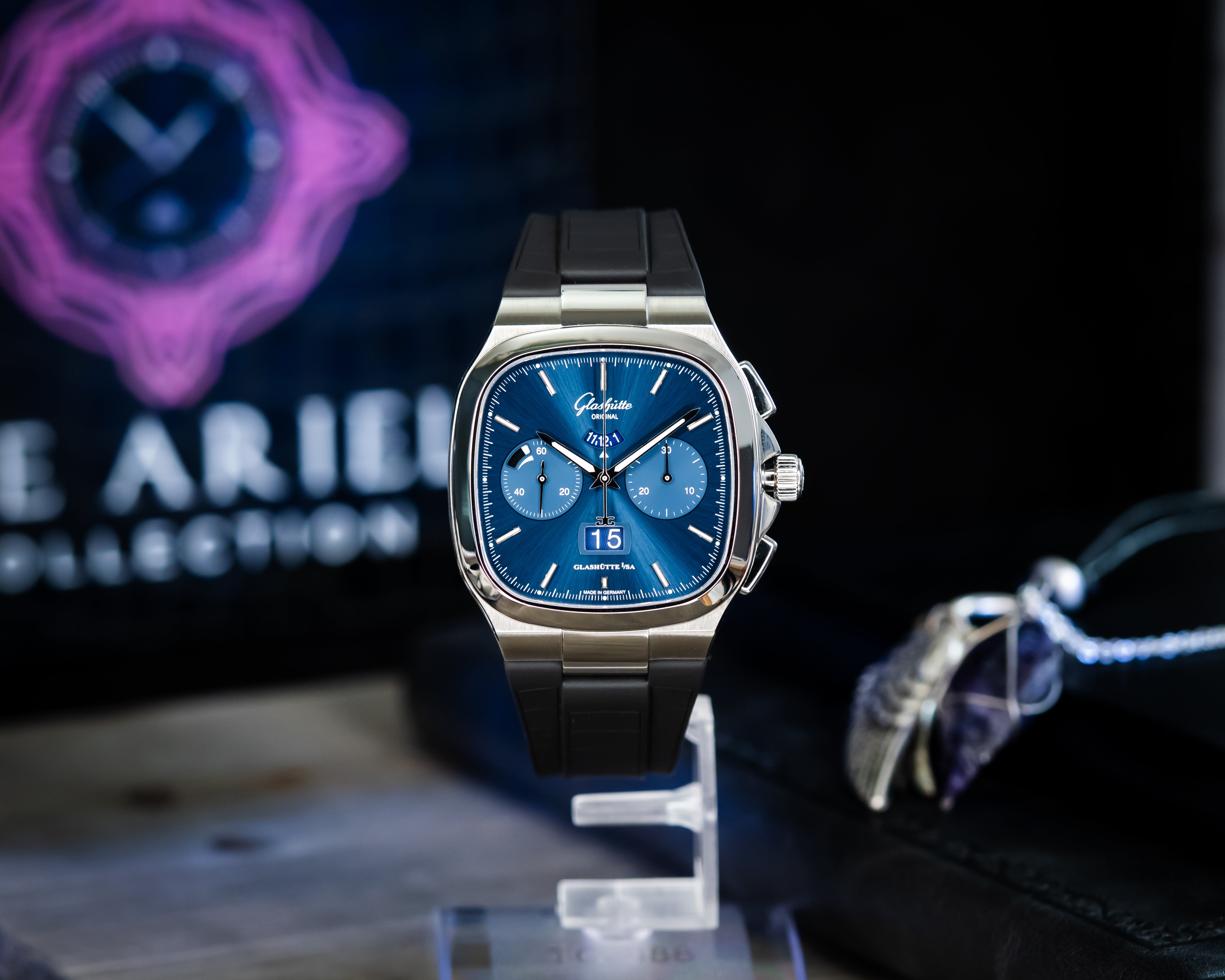 GLASHÜTTE ORIGINAL SEVENTIES CHRONOGRAPH PANORAMA DATE 1-37-02-08-02-63