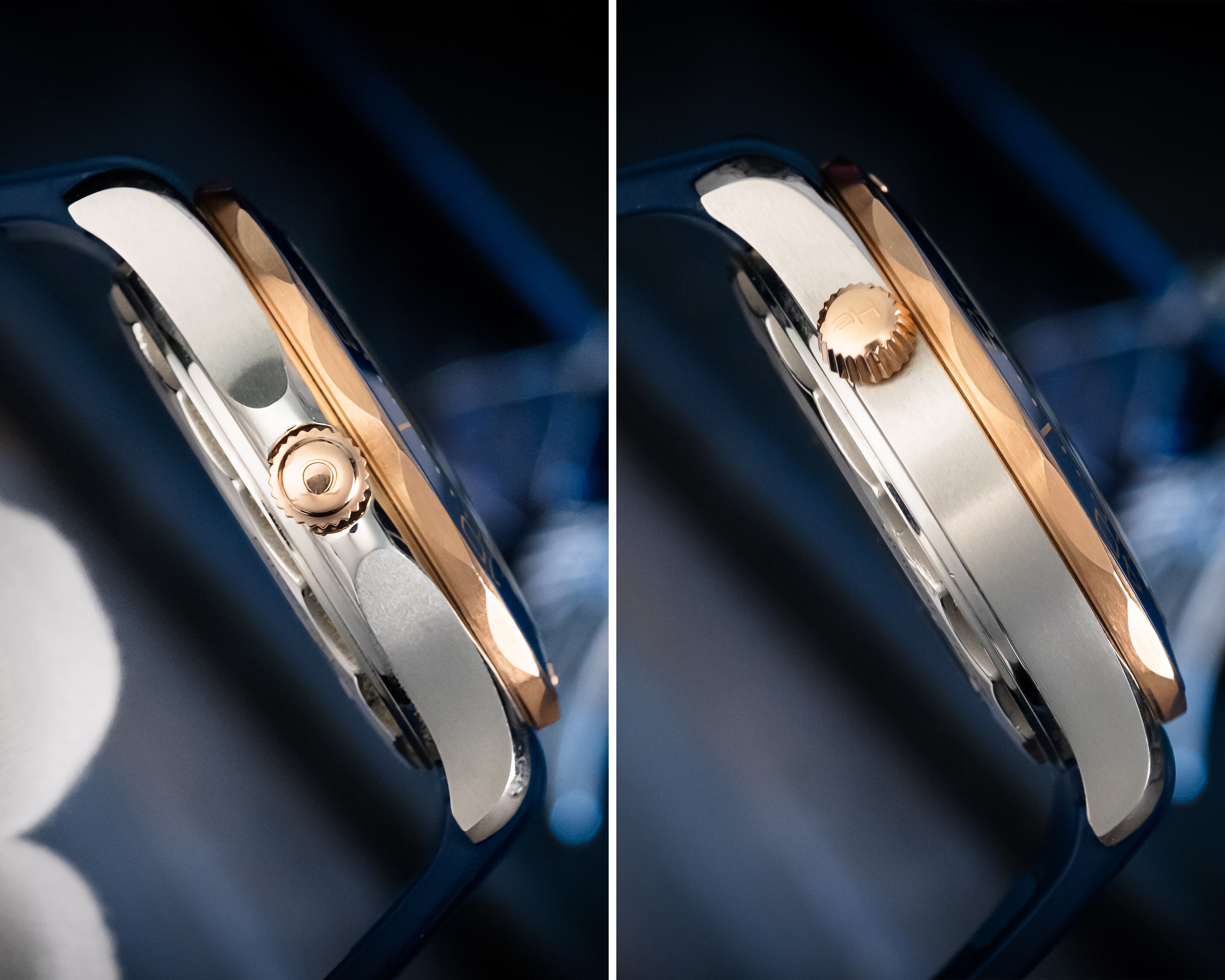 Omega Seamaster Diver 300M Steel Sedna Gold Blue 210.22.42.20.03.002