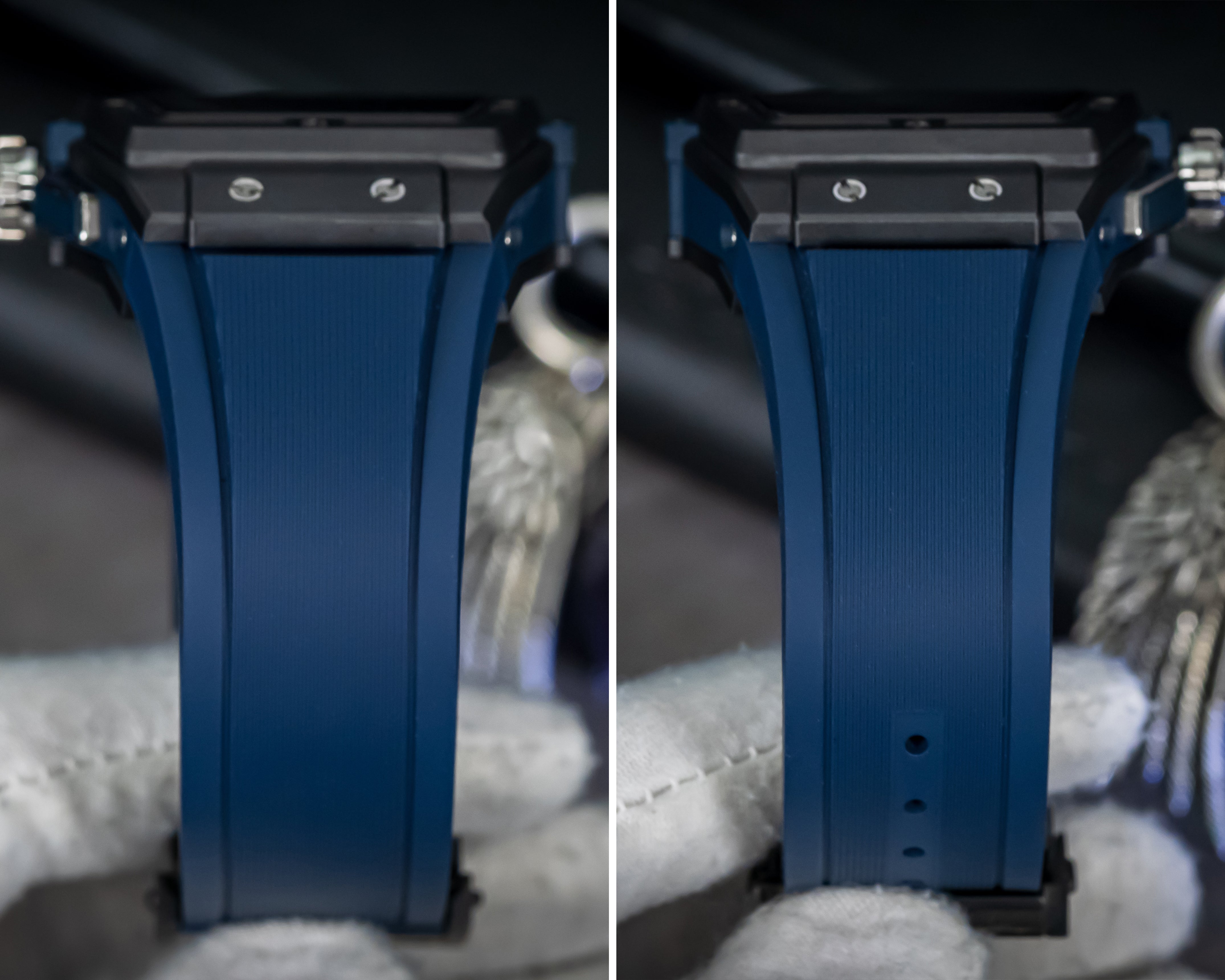 HUBLOT SPIRIT OF BIG BANG BLUE & BLACK CERAMIC CHRONOGRAPH 641.CI.7170.LR