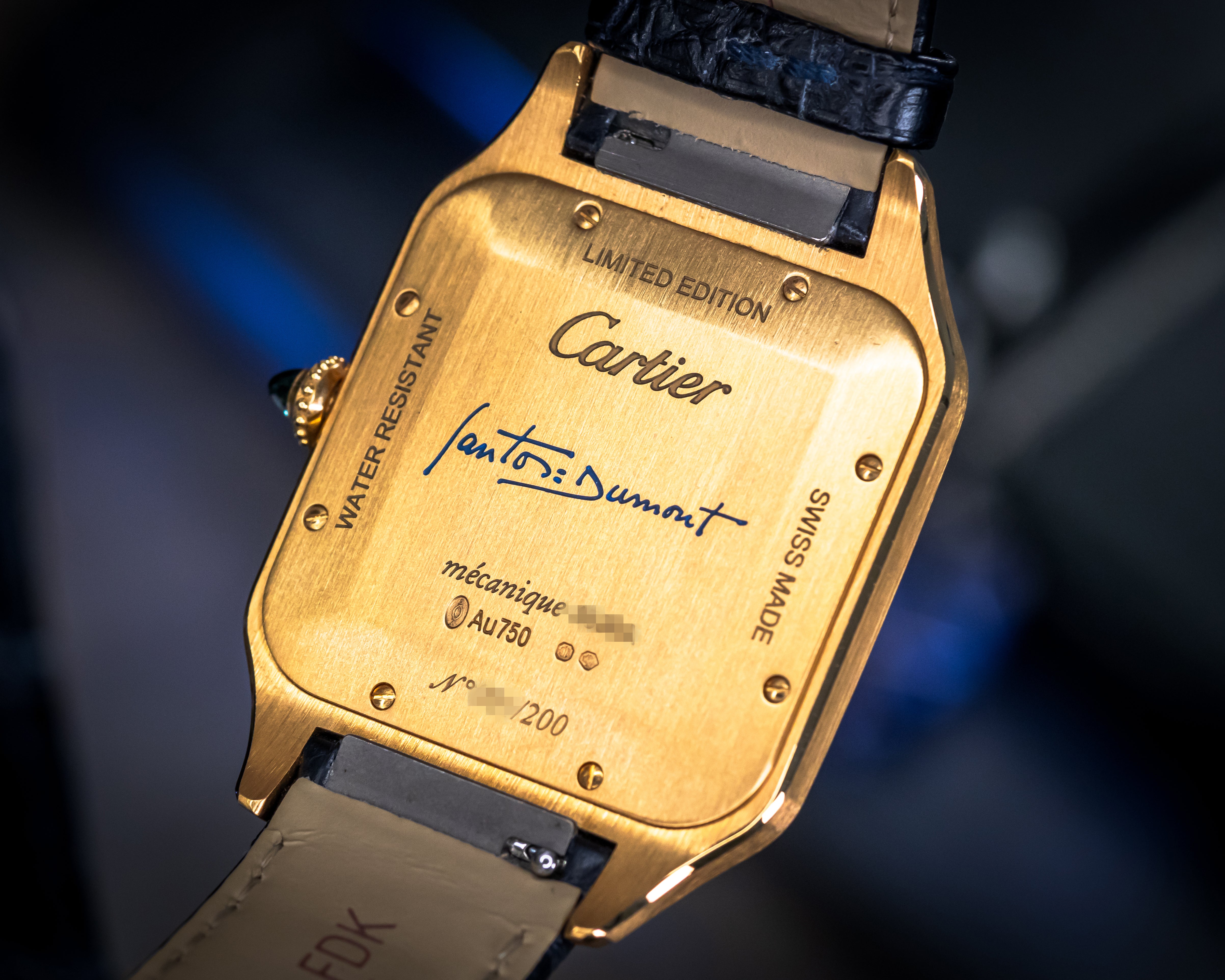 CARTIER SANTOS-DUMONT LIMITED EXTRA LARGE 18KT YELLOW GOLD – WGSA0084