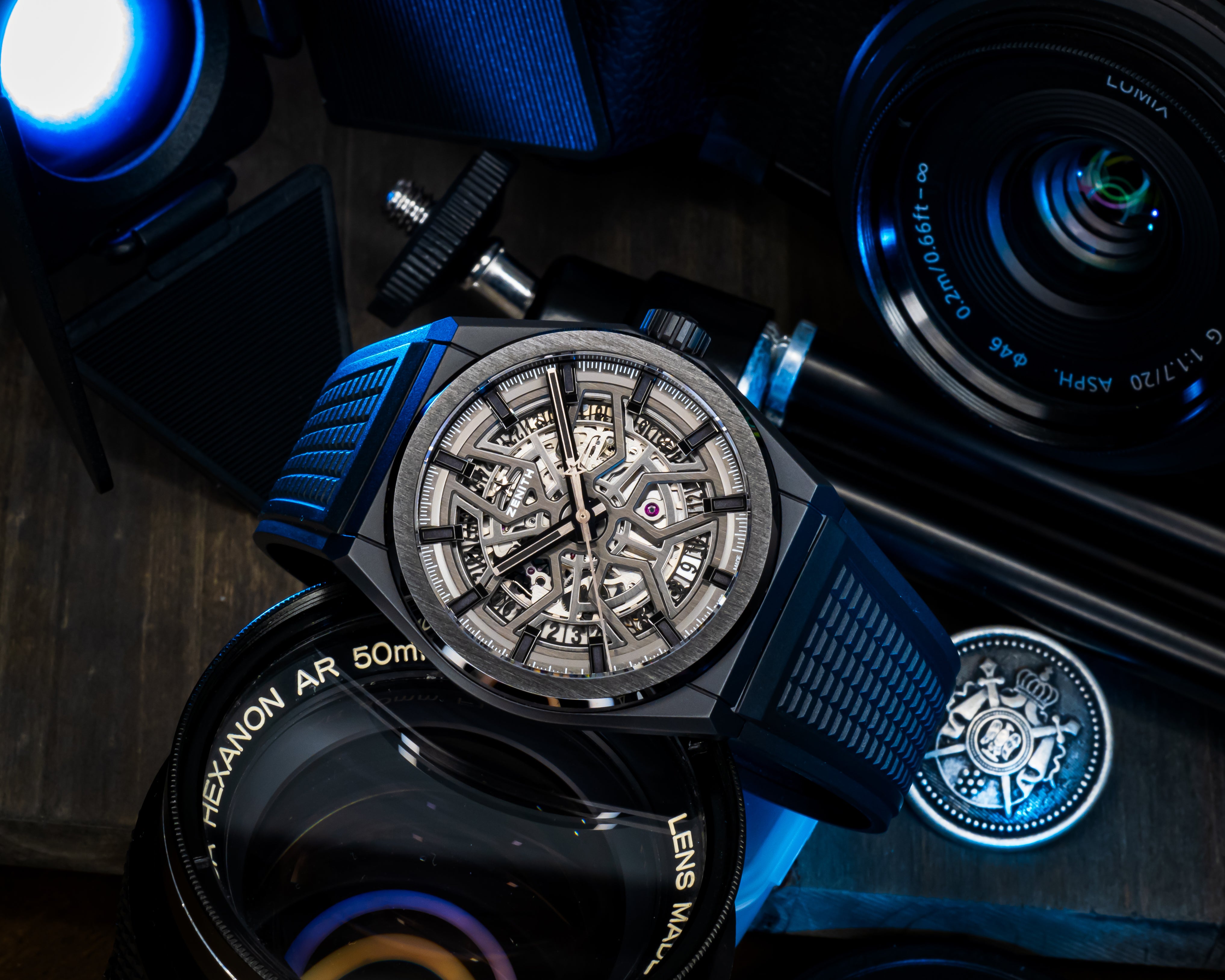 ZENITH DEFY CLASSIC SKELETON BLACK CERAMIC 49.9000.670/78.R782
