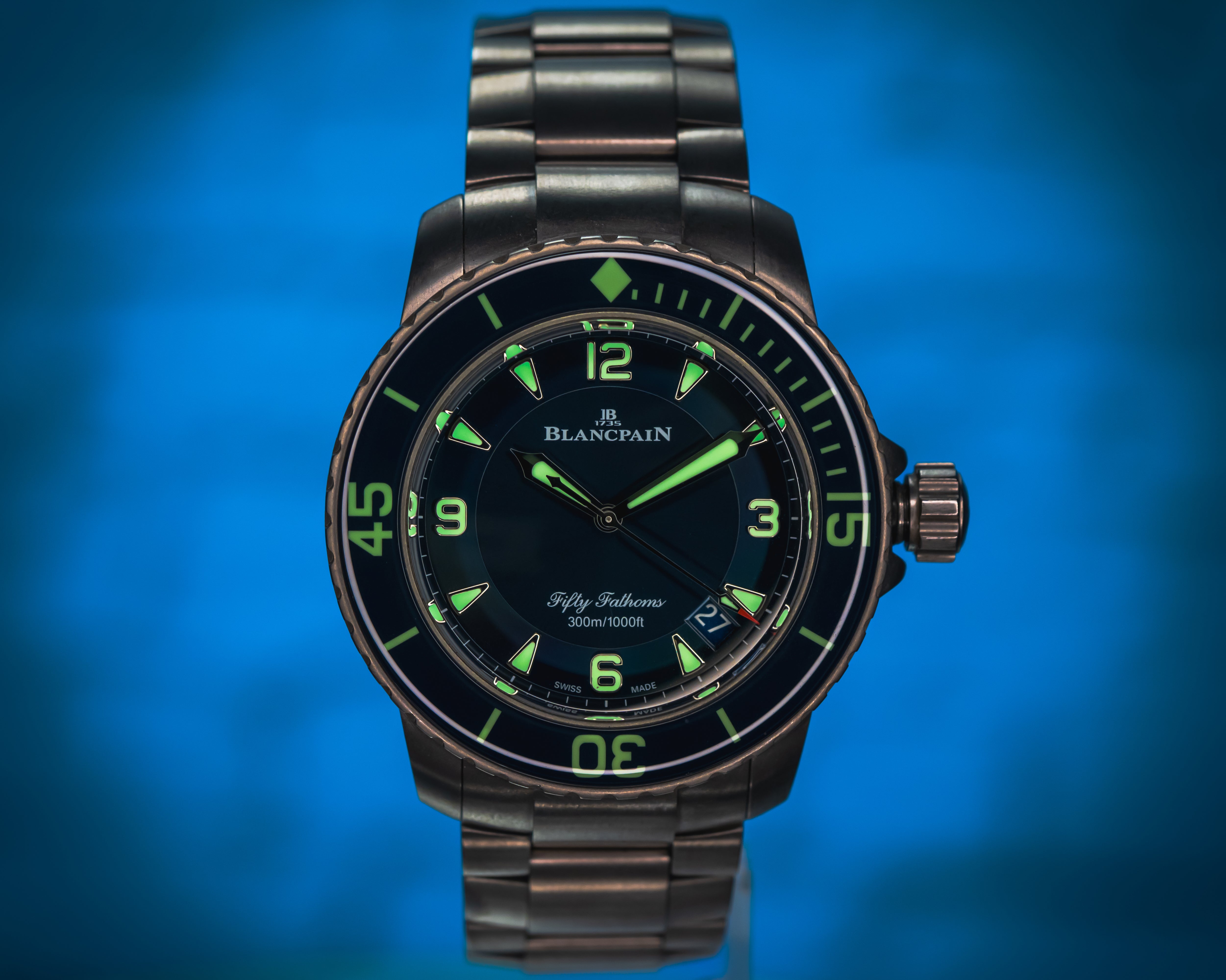 BLANCPAIN FIFTY FATHOMS AUTOMATIQUE TITANIUM 5015-12B40-98B