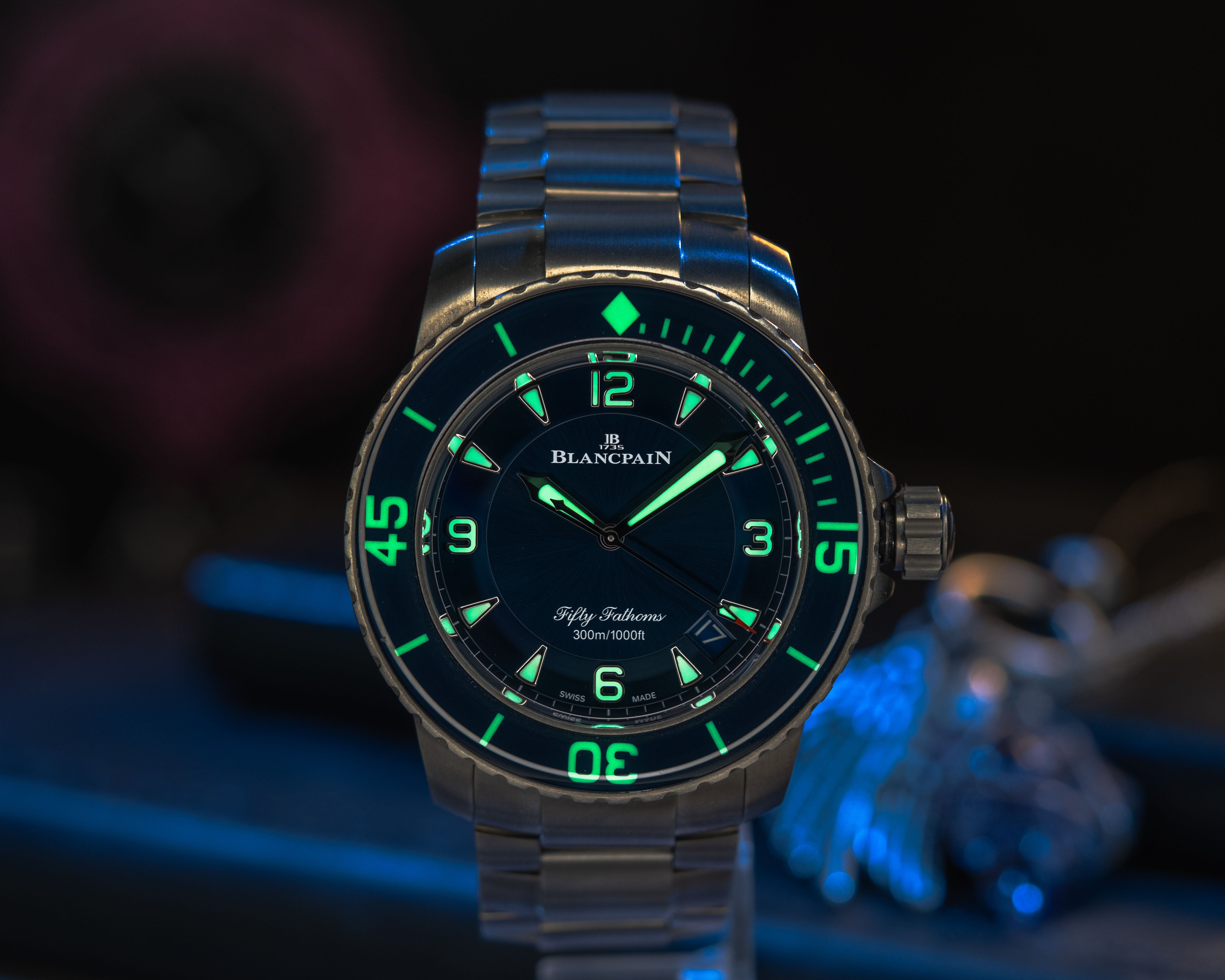 BLANCPAIN FIFTY FATHOMS AUTOMATIQUE TITANIUM 5015-12B40-98B