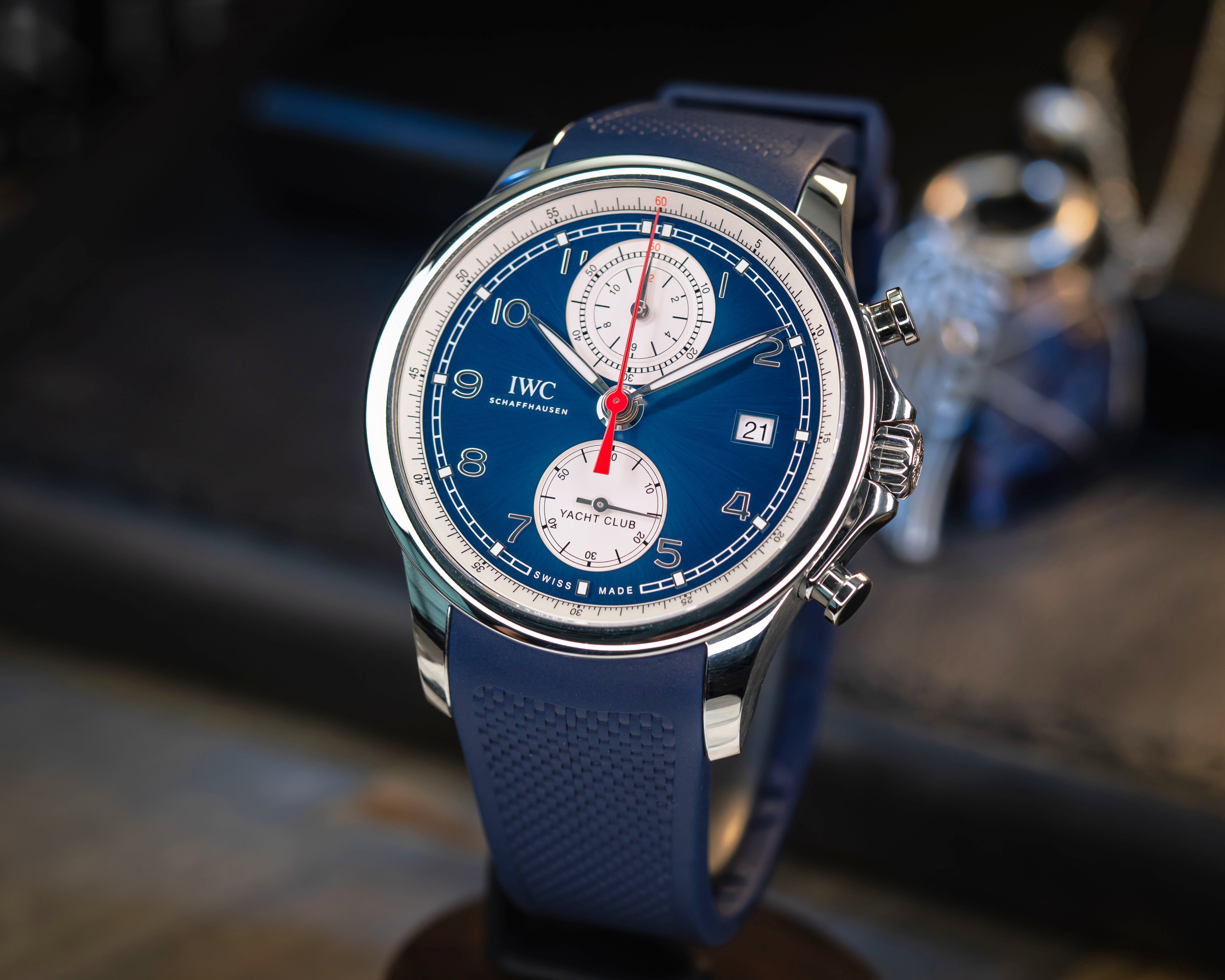 IWC Portugieser Yacht Club Chronograph Blue Dial IW390507