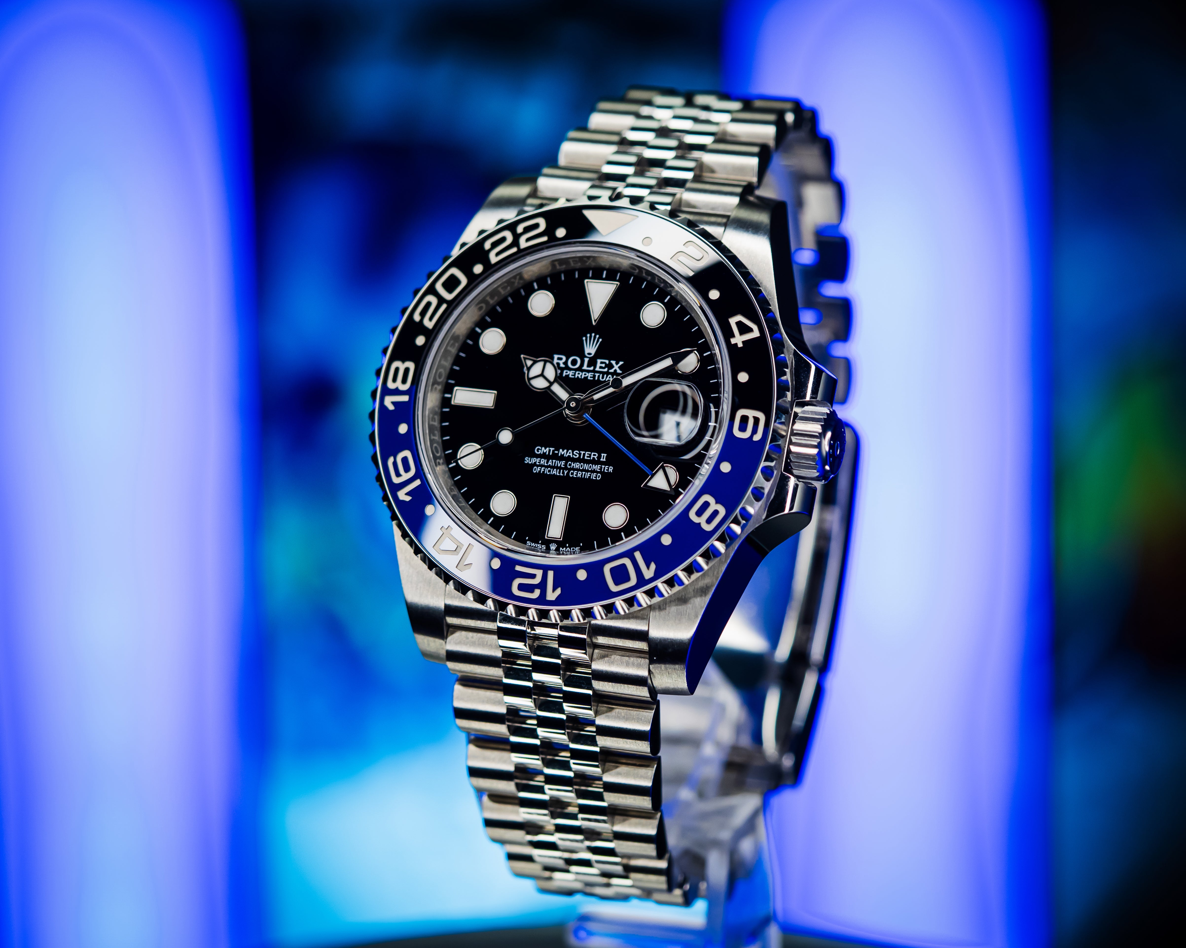 Rolex GMT Master II “Batgirl” 126710BLNR