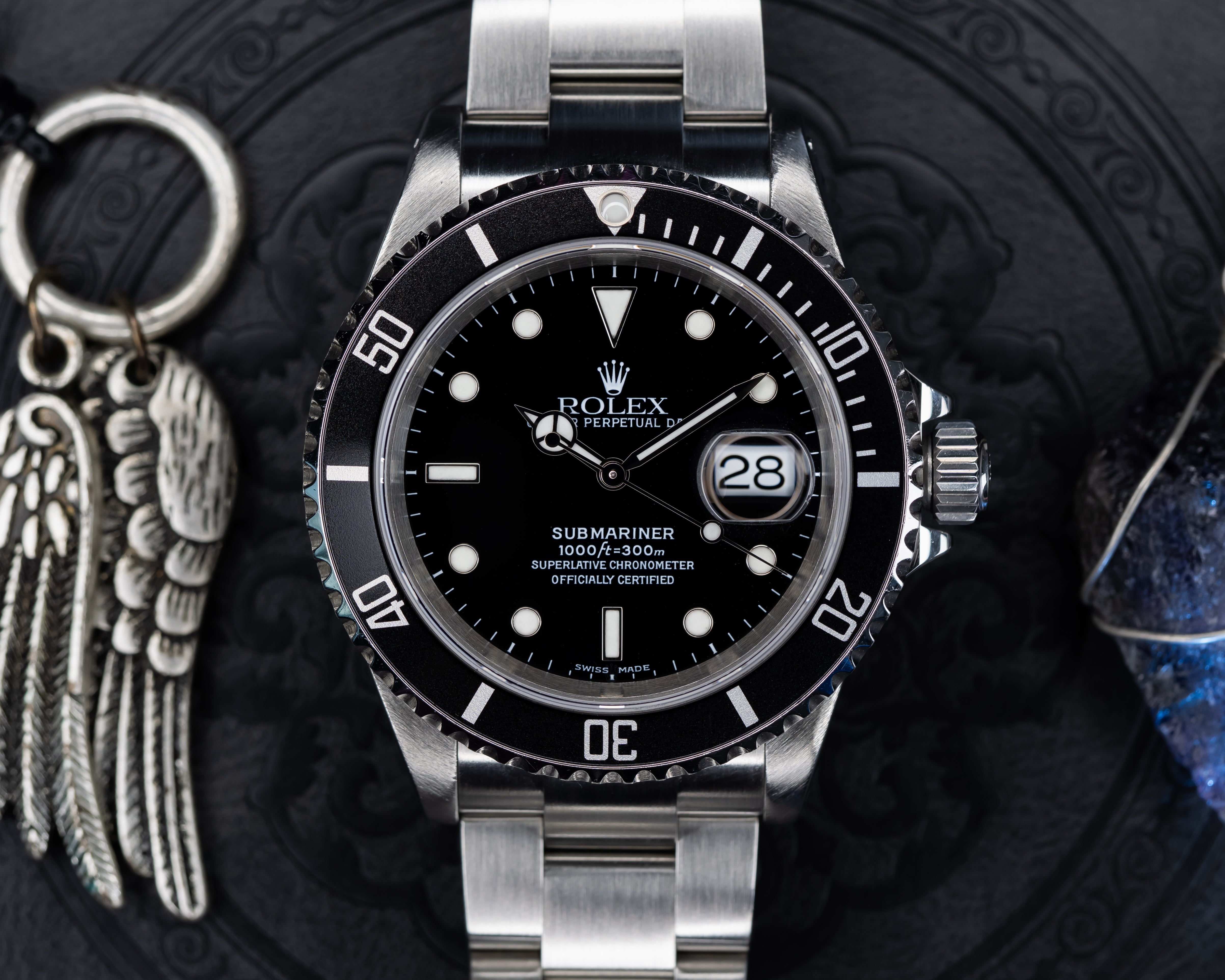 Rolex Submariner Date "Holed Case" Rolex Certified Pre-Owned 16610