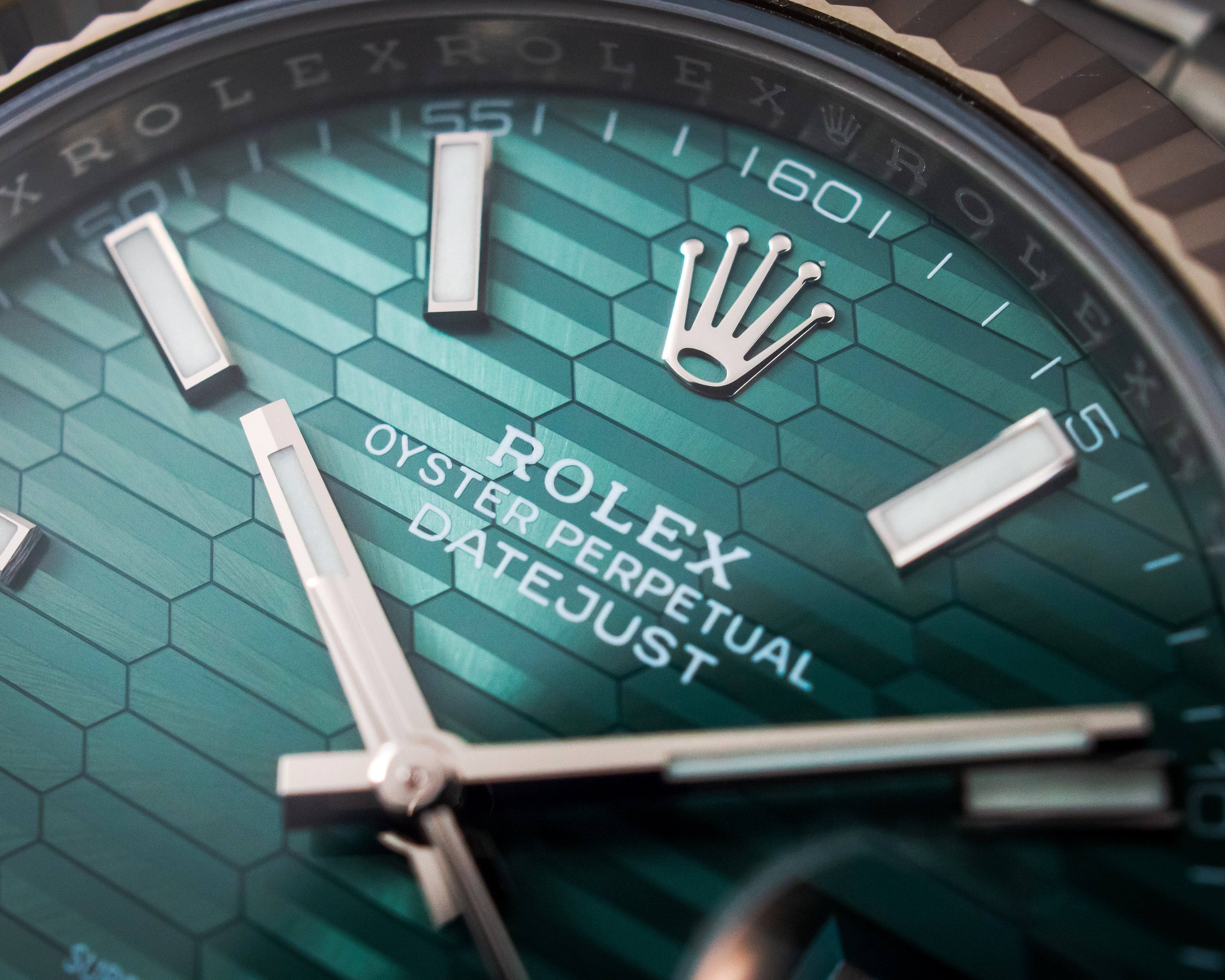 Rolex Datejust 41 Mint Green Motif Dial 126334
