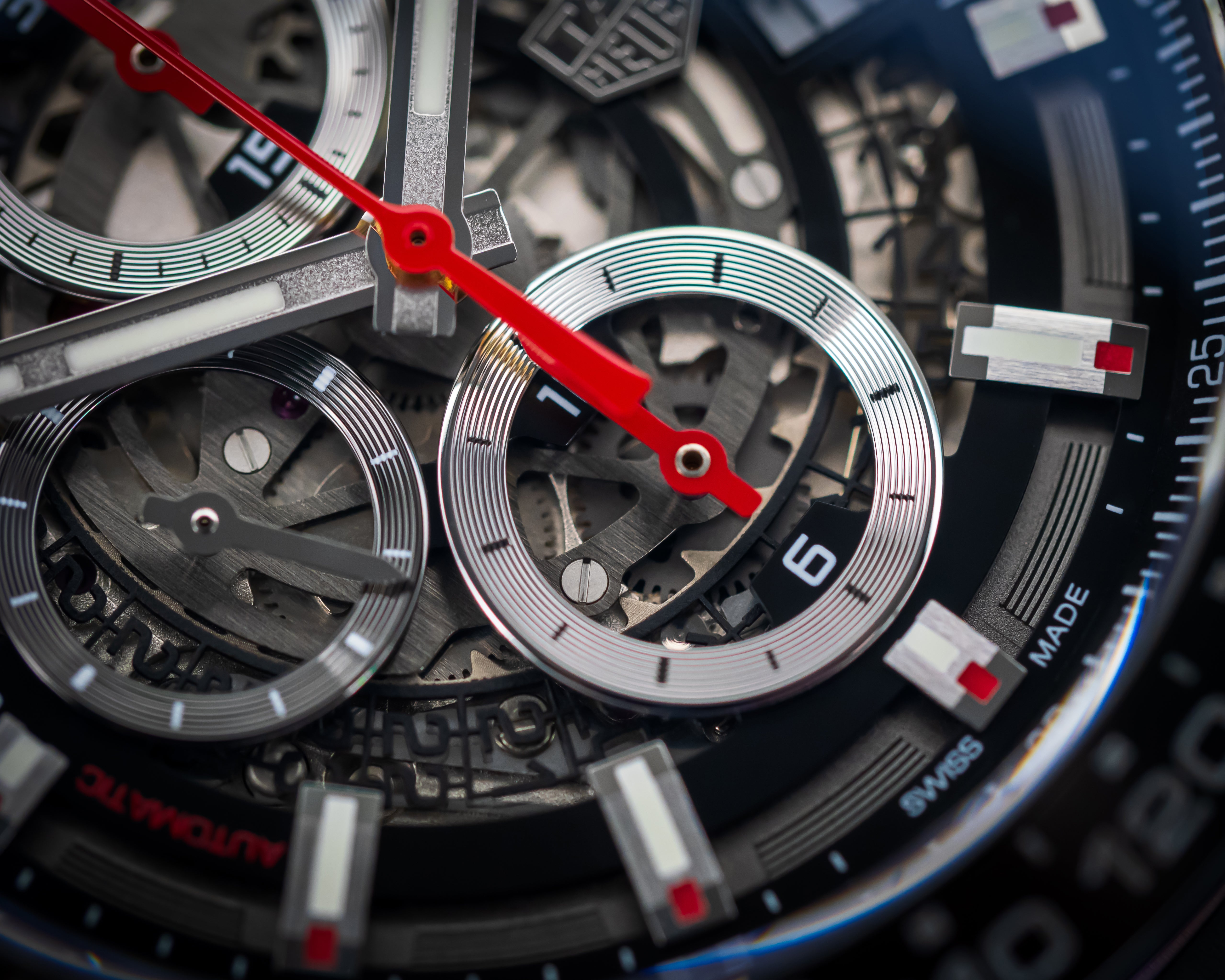 TAG HEUER CARRERA CALIBRE 01 SKELETON CHRONOGRAPH CAR2A1Z.FT6044