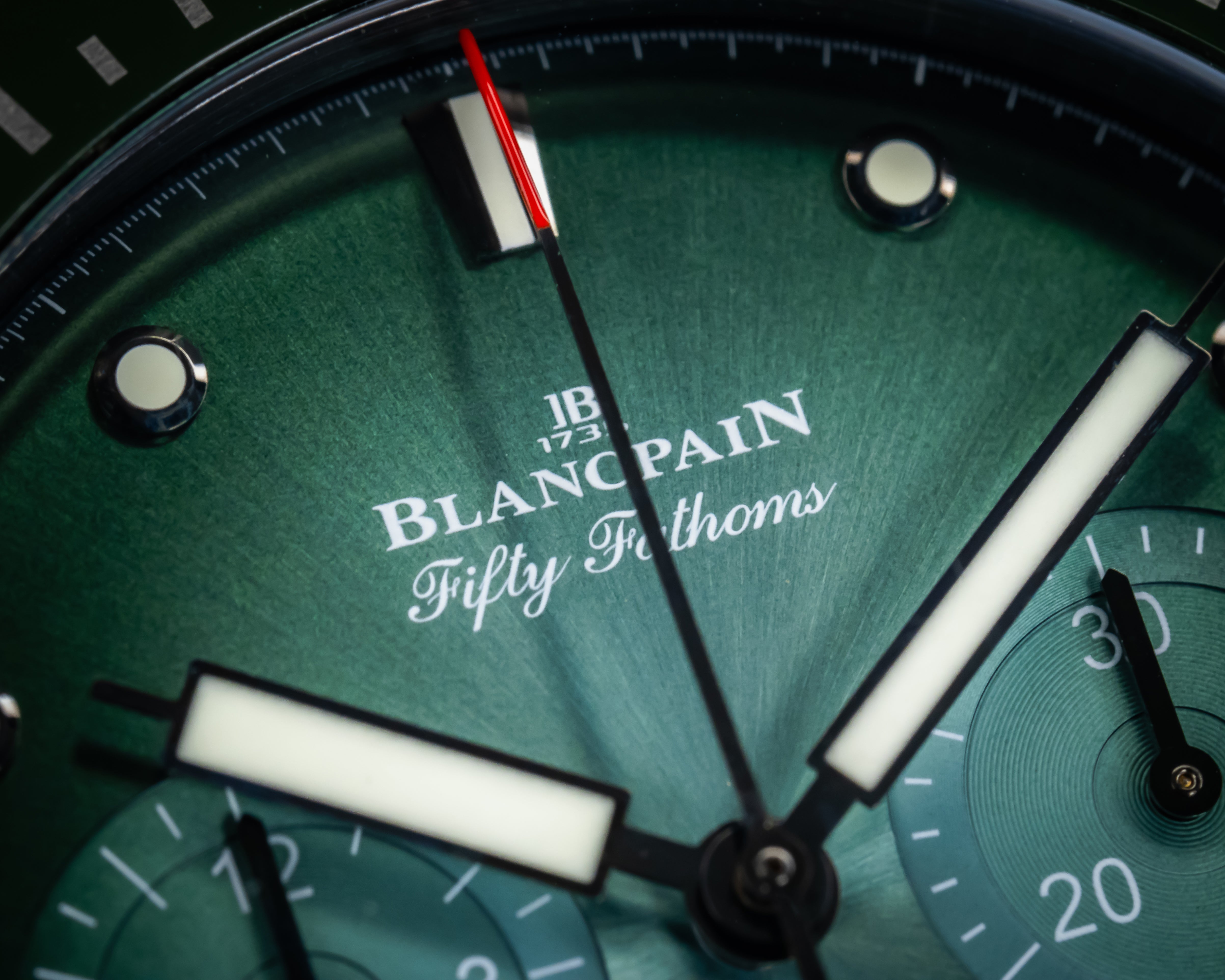 BLANCPAIN FIFTY FATHOMS BATHYSCAPHE CHRONOGRAPH FLYBACK GREEN 5200-0153-B52A