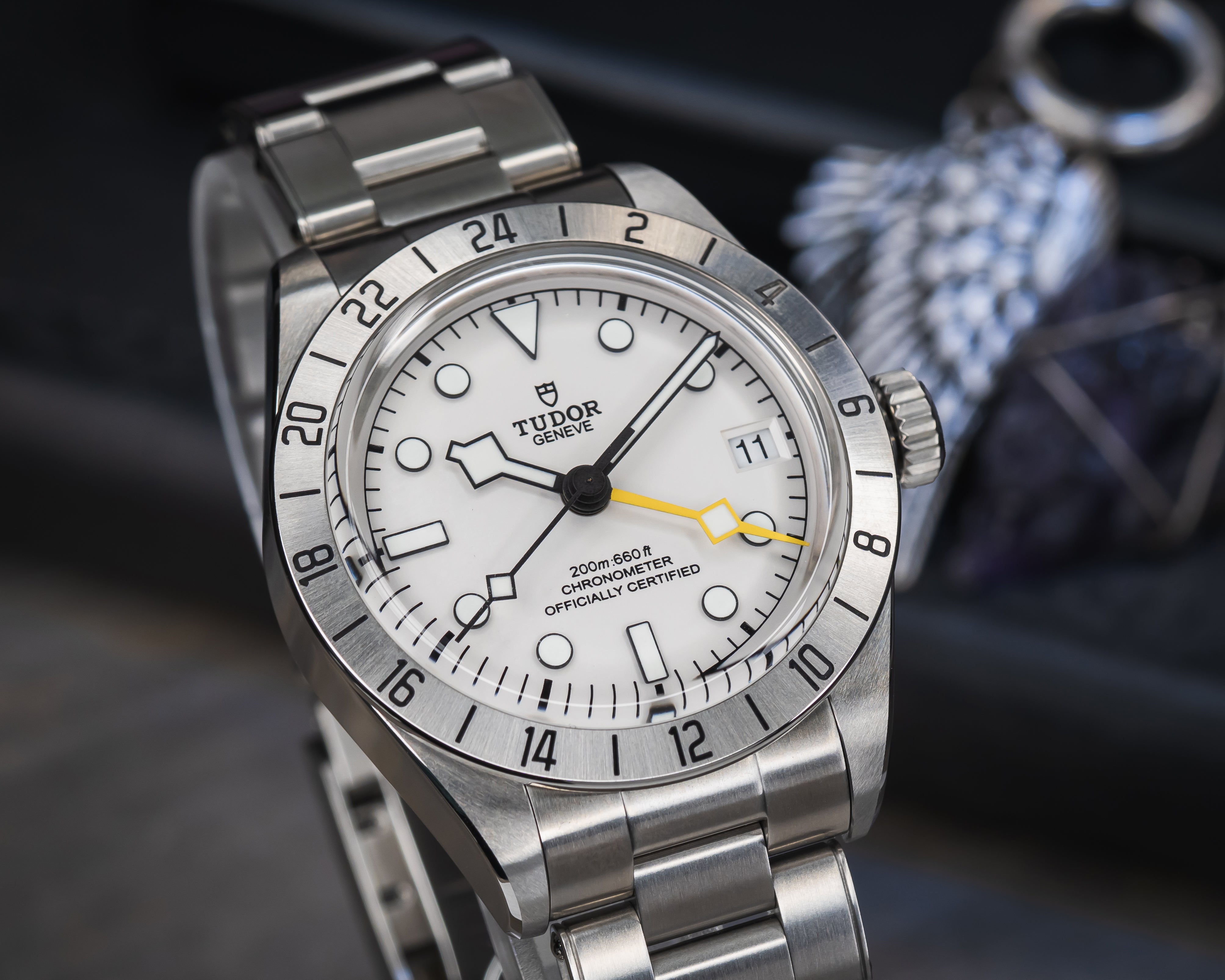 UNWORN TUDOR BLACK BAY PRO GMT WHITE DIAL 39MM M79470-0004