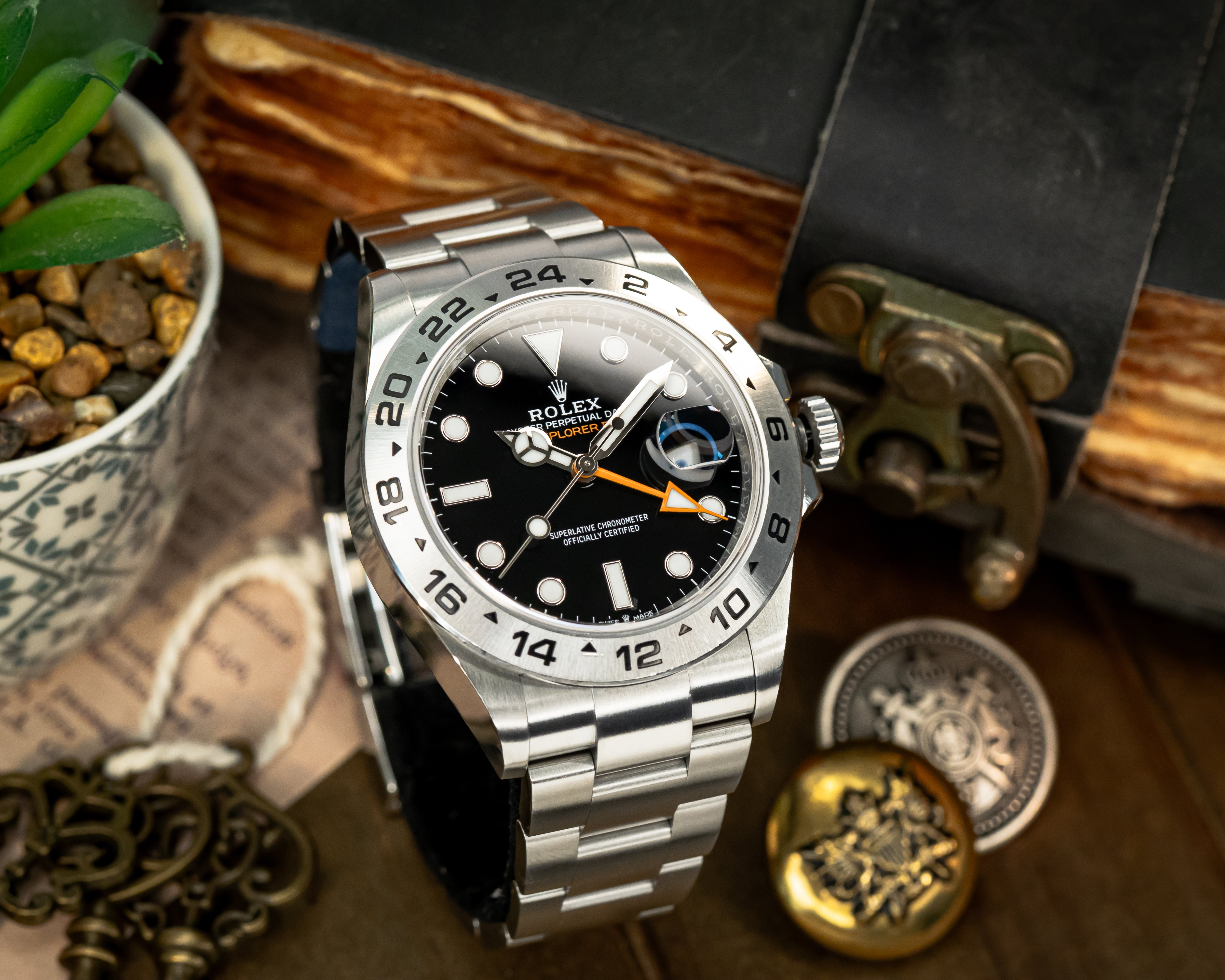 Rolex Explorer II GMT Black Dial - 226570