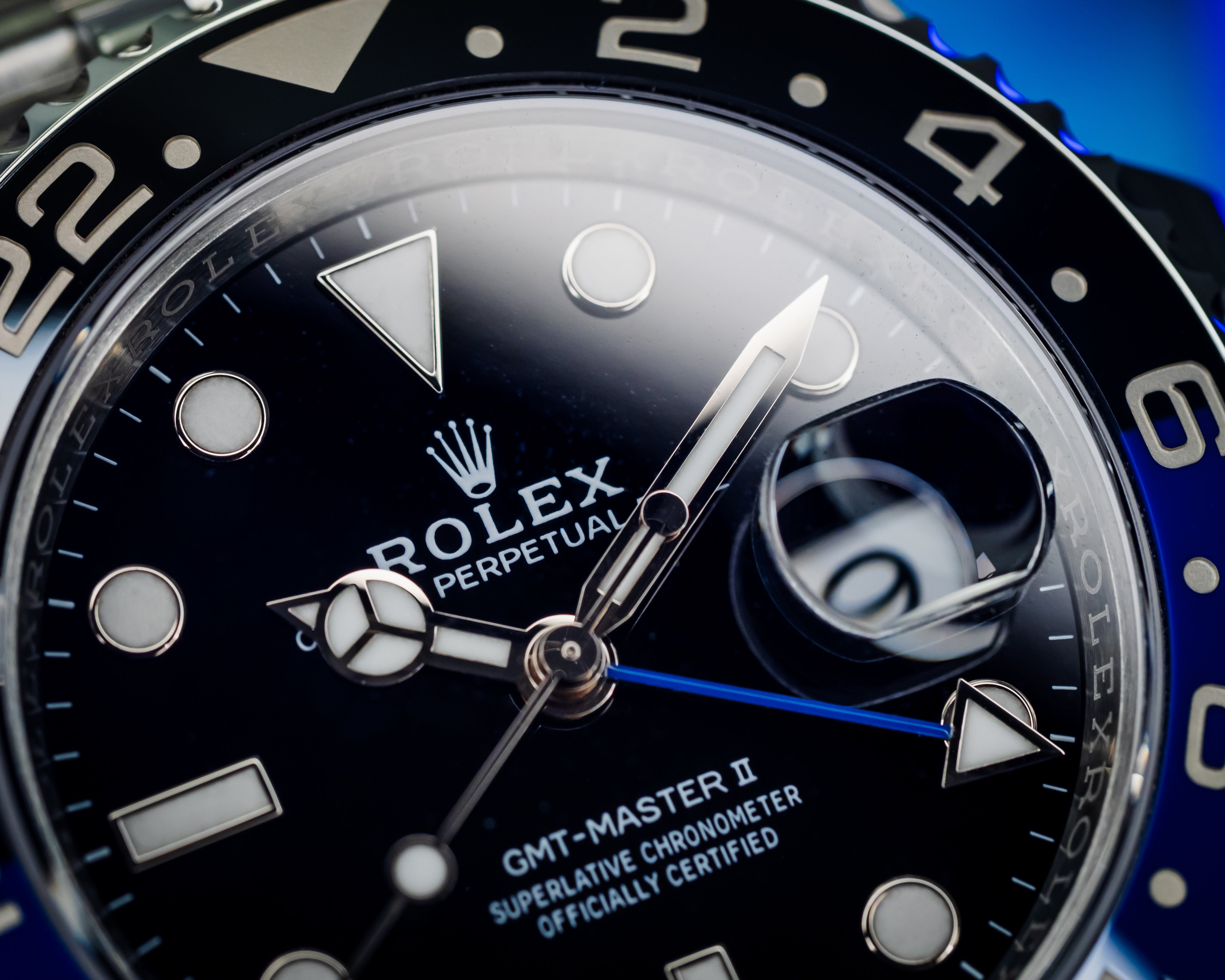 Rolex GMT Master II “Batgirl” 126710BLNR