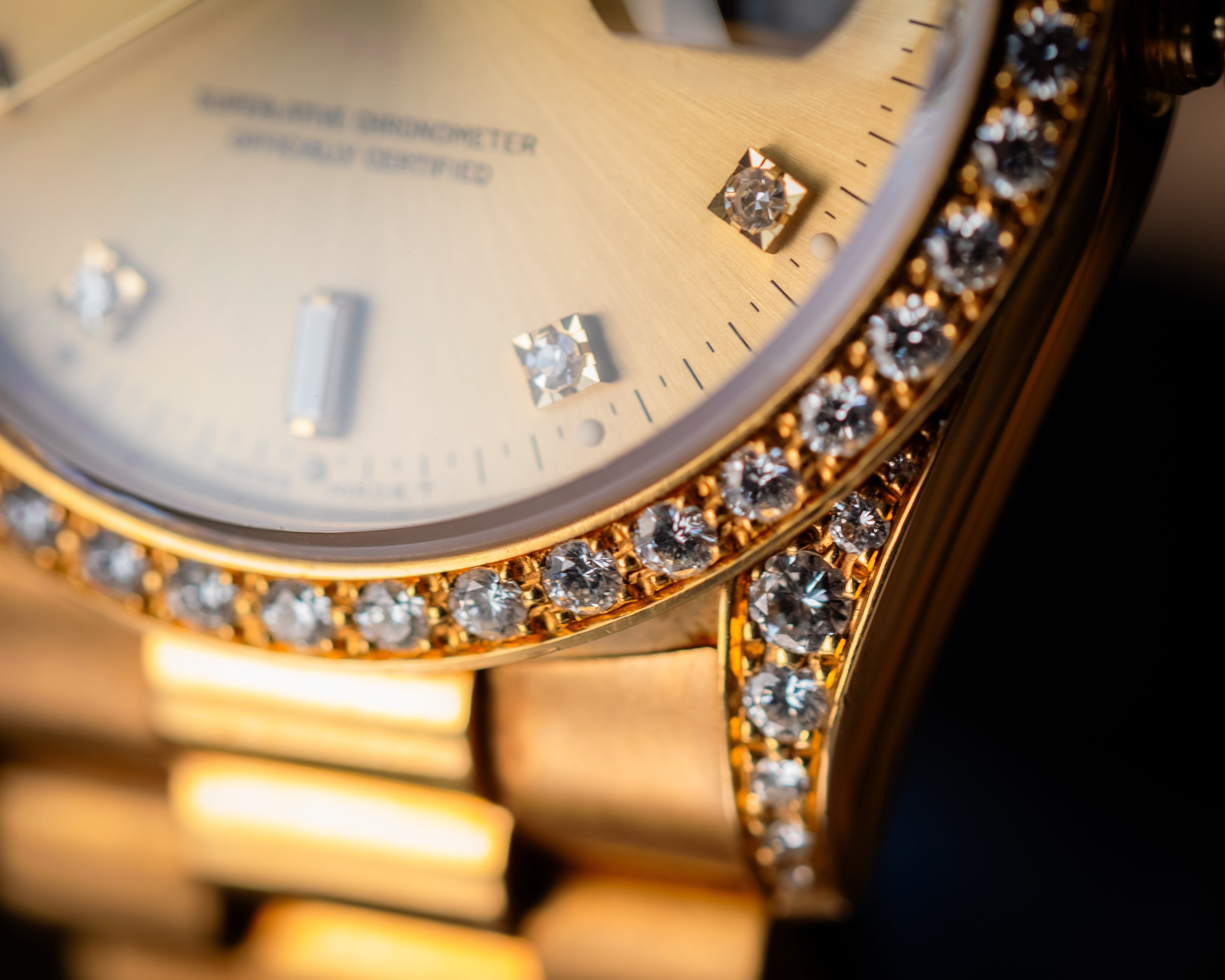 Rolex President Day-Date 36 Yellow Gold & Diamonds – 18388