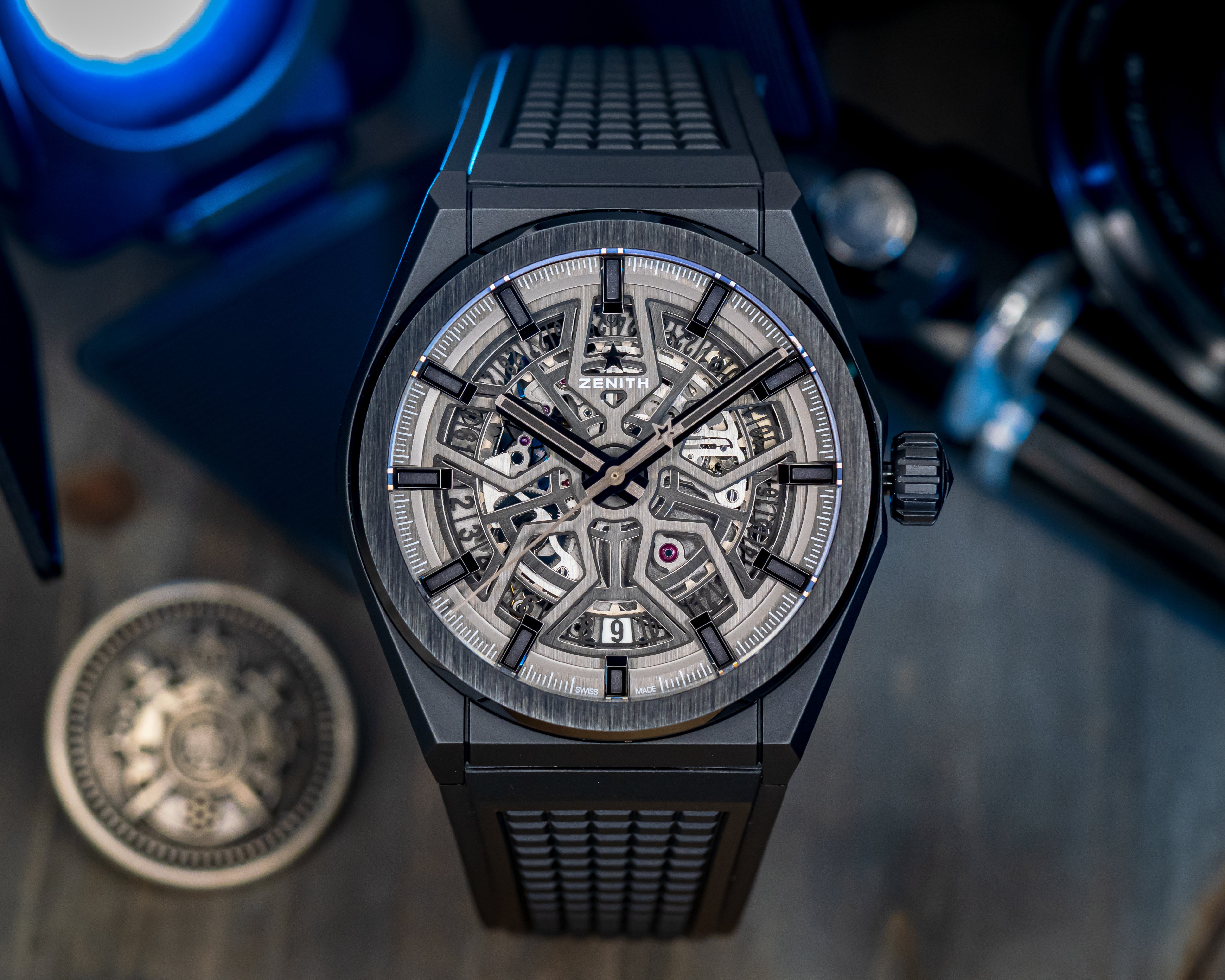ZENITH DEFY CLASSIC SKELETON BLACK CERAMIC 49.9000.670/78.R782