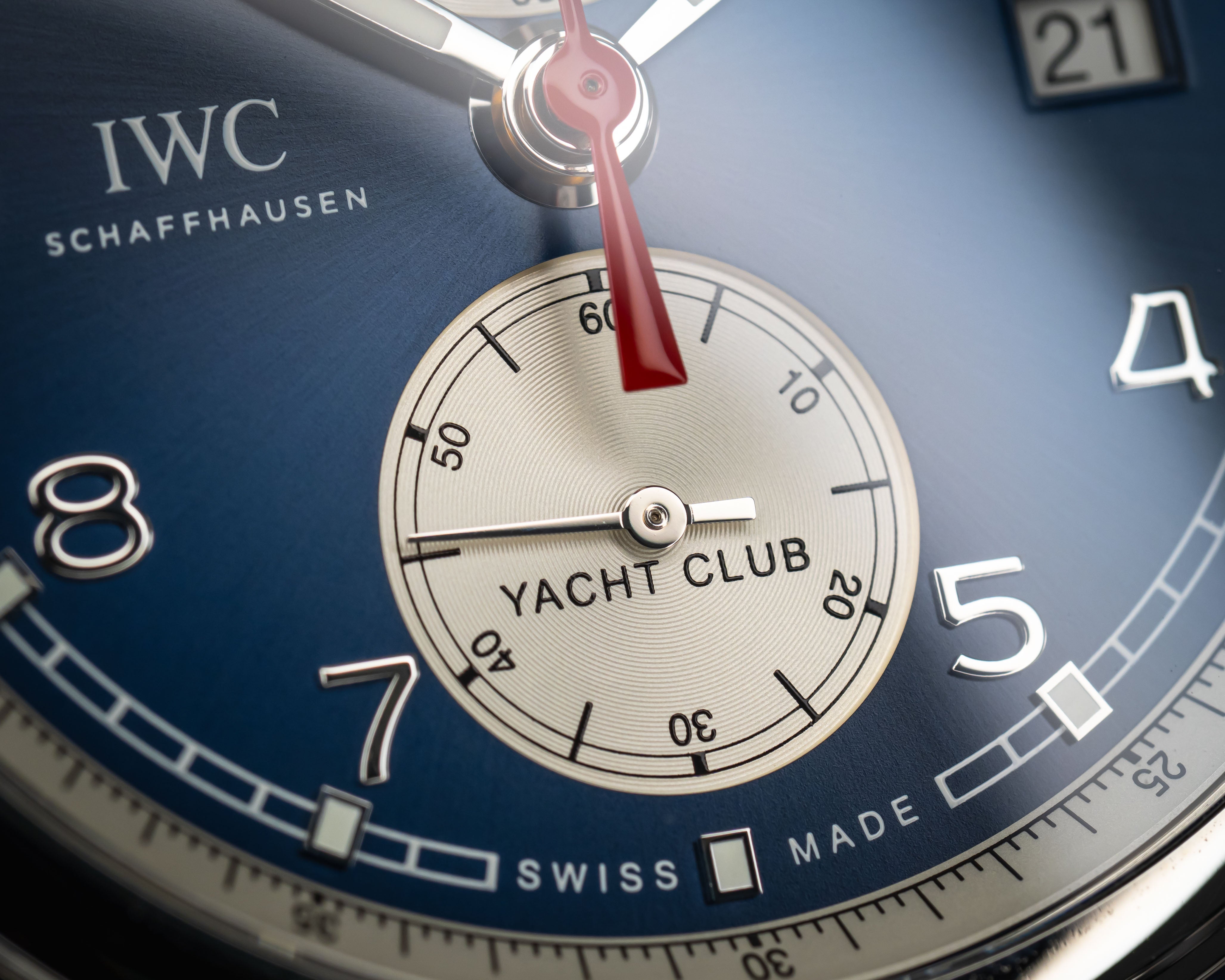 IWC Portugieser Yacht Club Chronograph Blue Dial IW390507