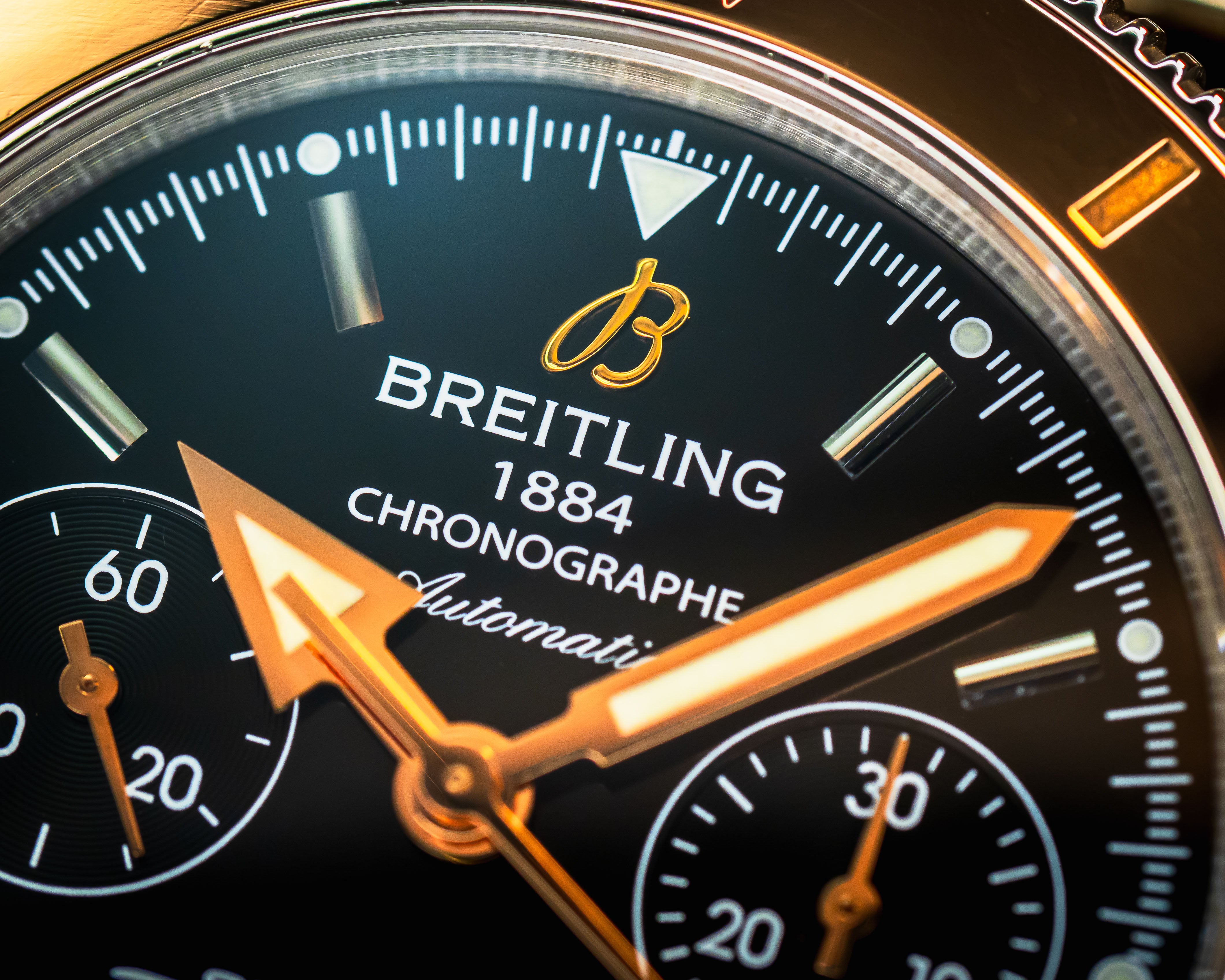 Breitling SuperOcean Heritage Chronograph 44 Black & Rose Gold U2337012-BB1-154