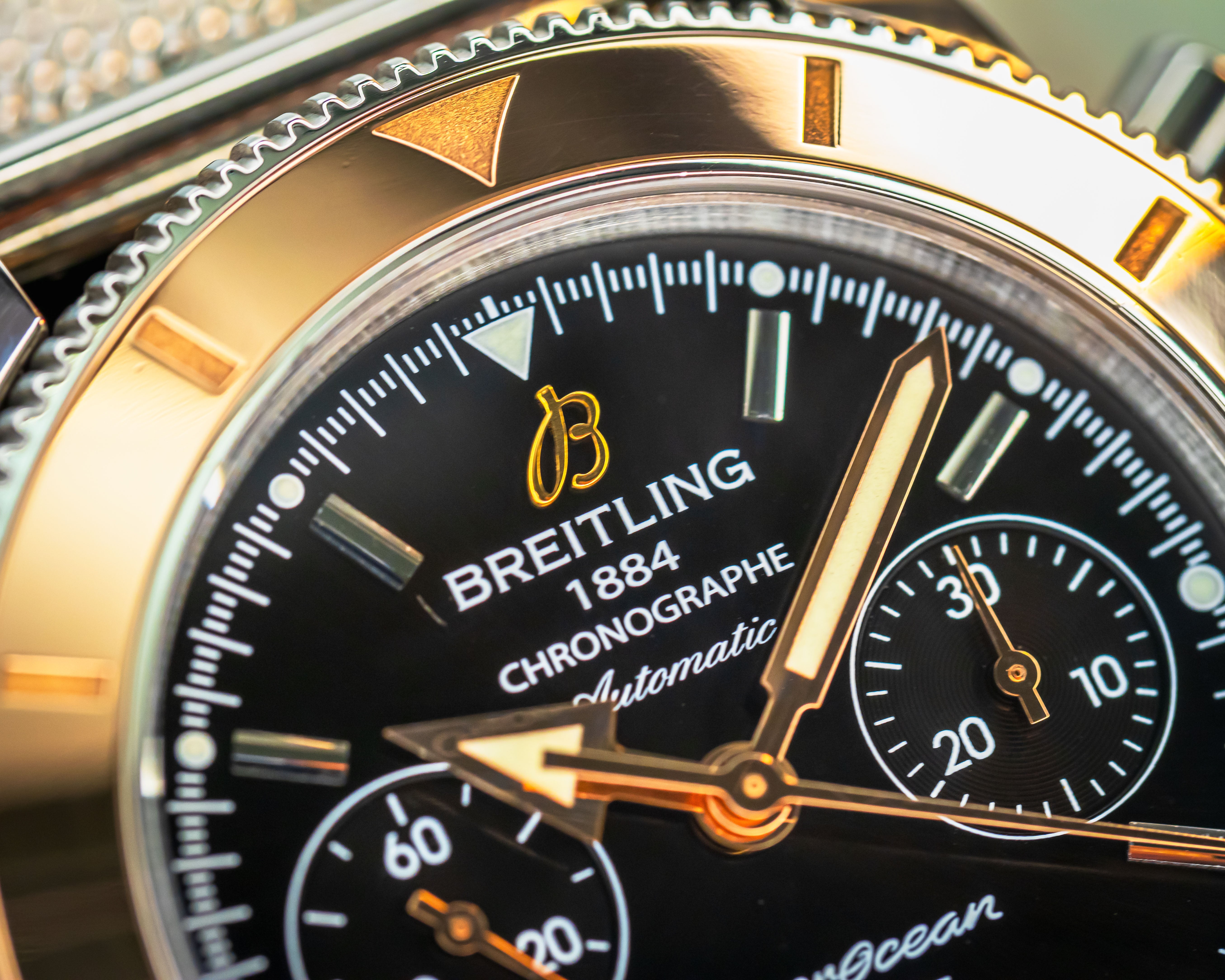 Breitling SuperOcean Heritage Chronograph 44 Black & Rose Gold U2337012-BB1-154