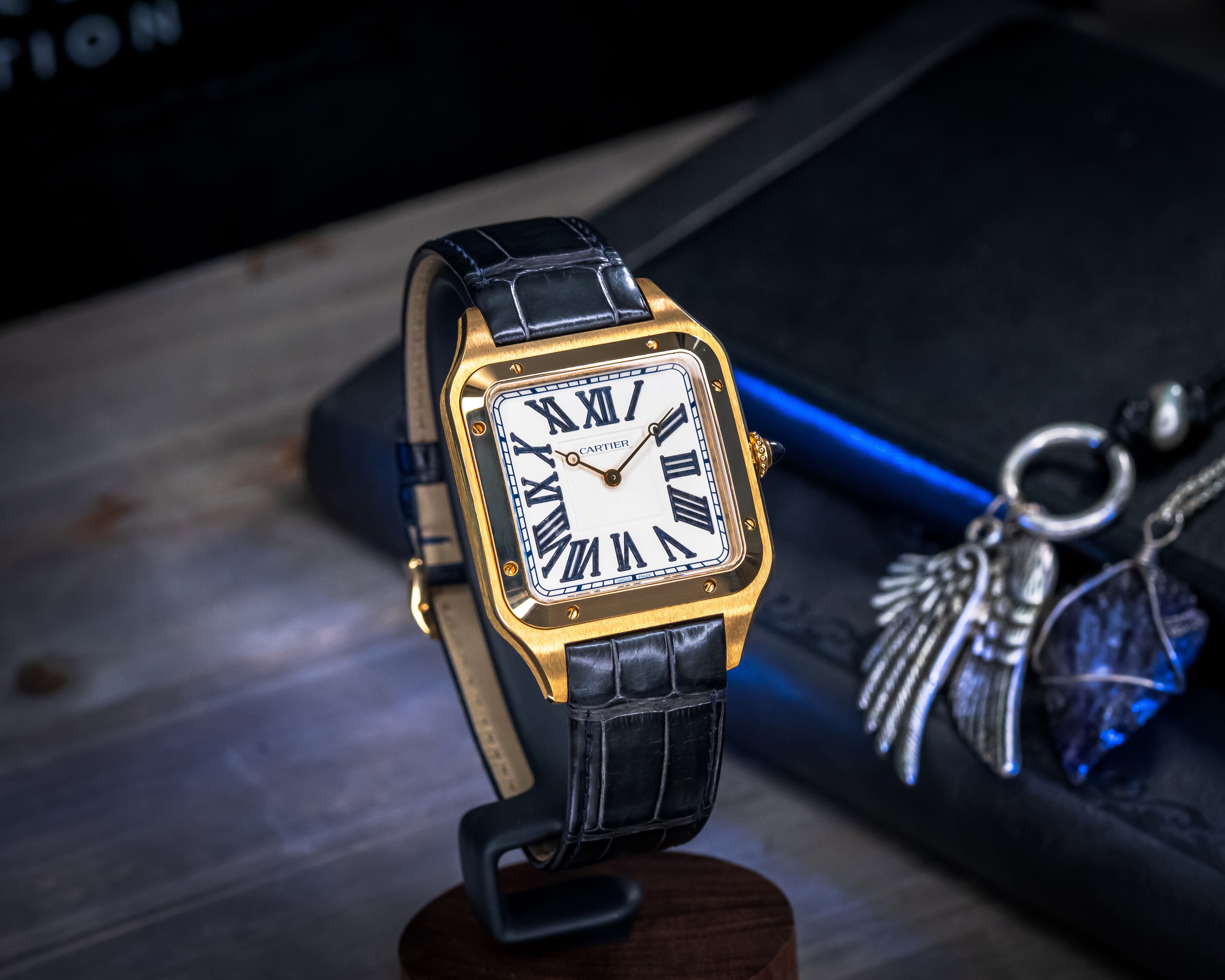 CARTIER SANTOS-DUMONT LIMITED EXTRA LARGE 18KT YELLOW GOLD – WGSA0084