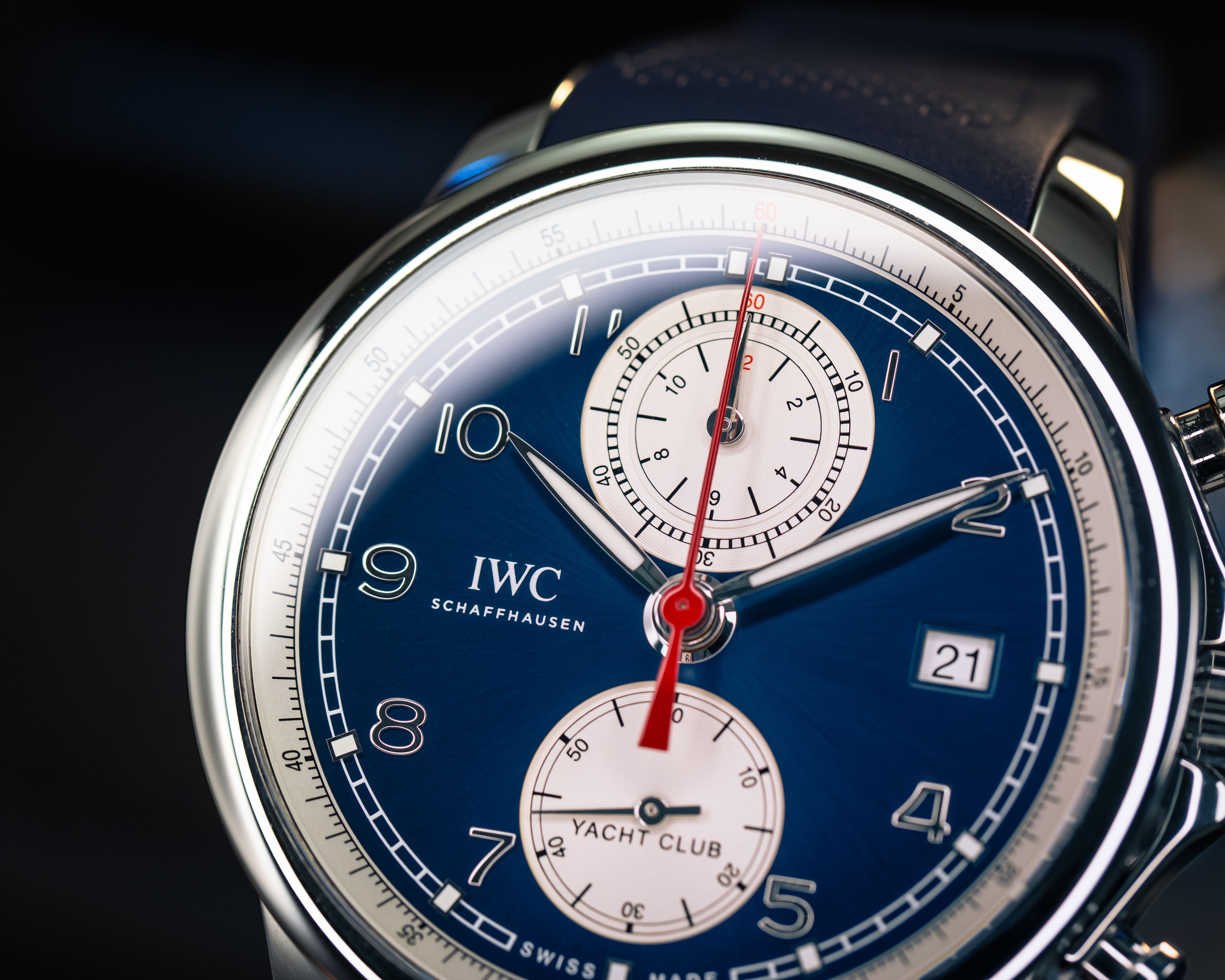 IWC Portugieser Yacht Club Chronograph Blue Dial IW390507