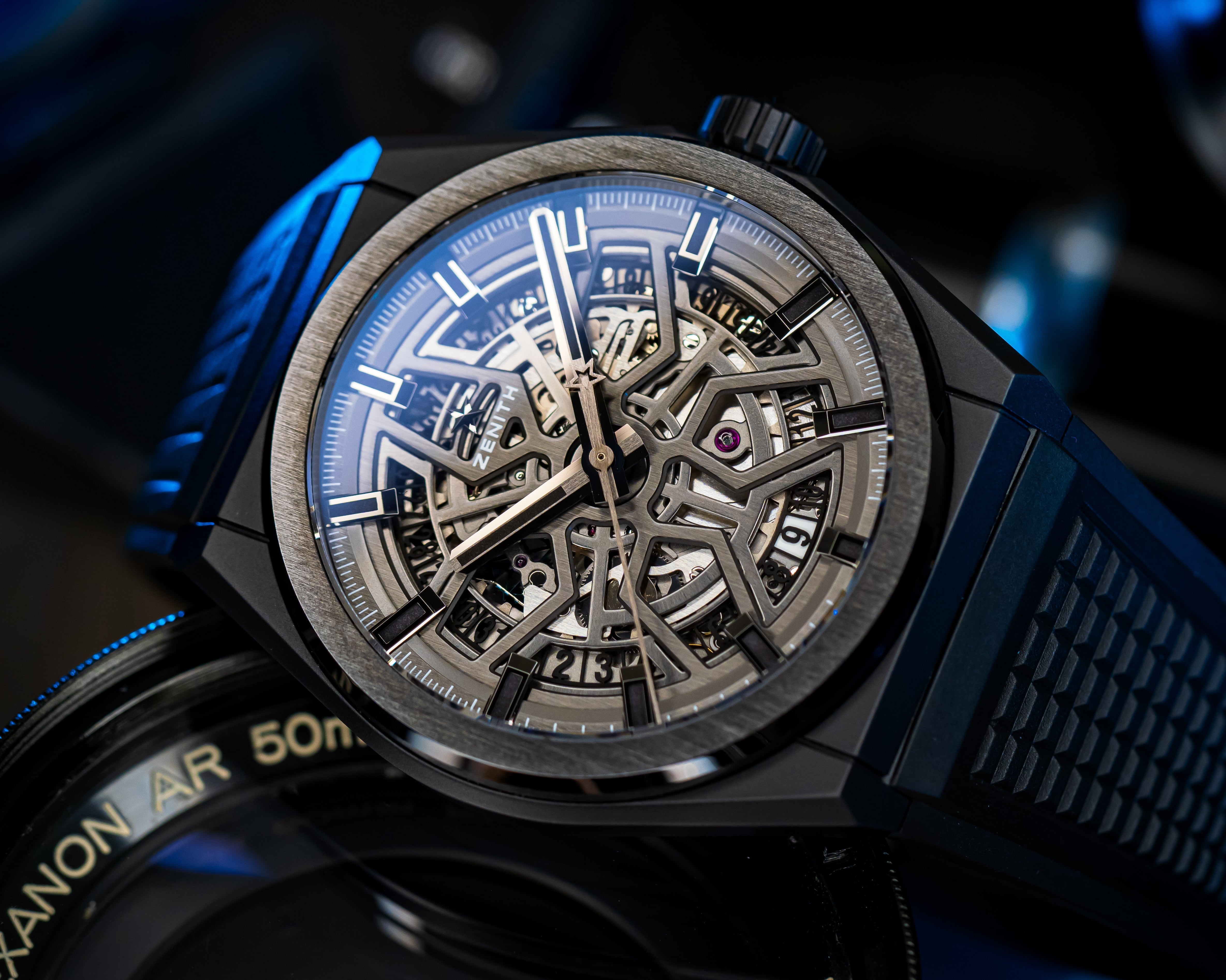 ZENITH DEFY CLASSIC SKELETON BLACK CERAMIC 49.9000.670/78.R782