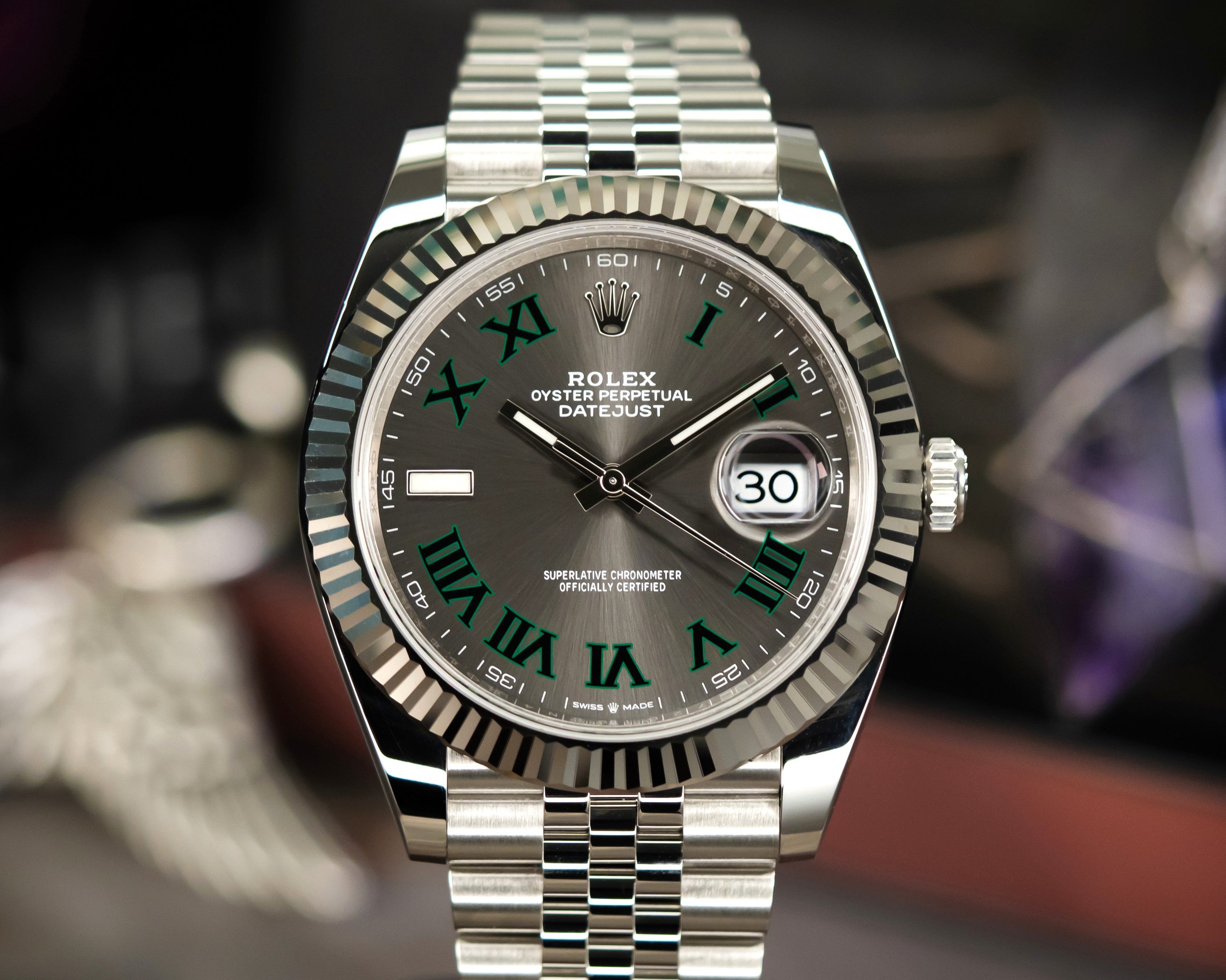 Rolex Datejust 41 Wimbledon Dial 126334