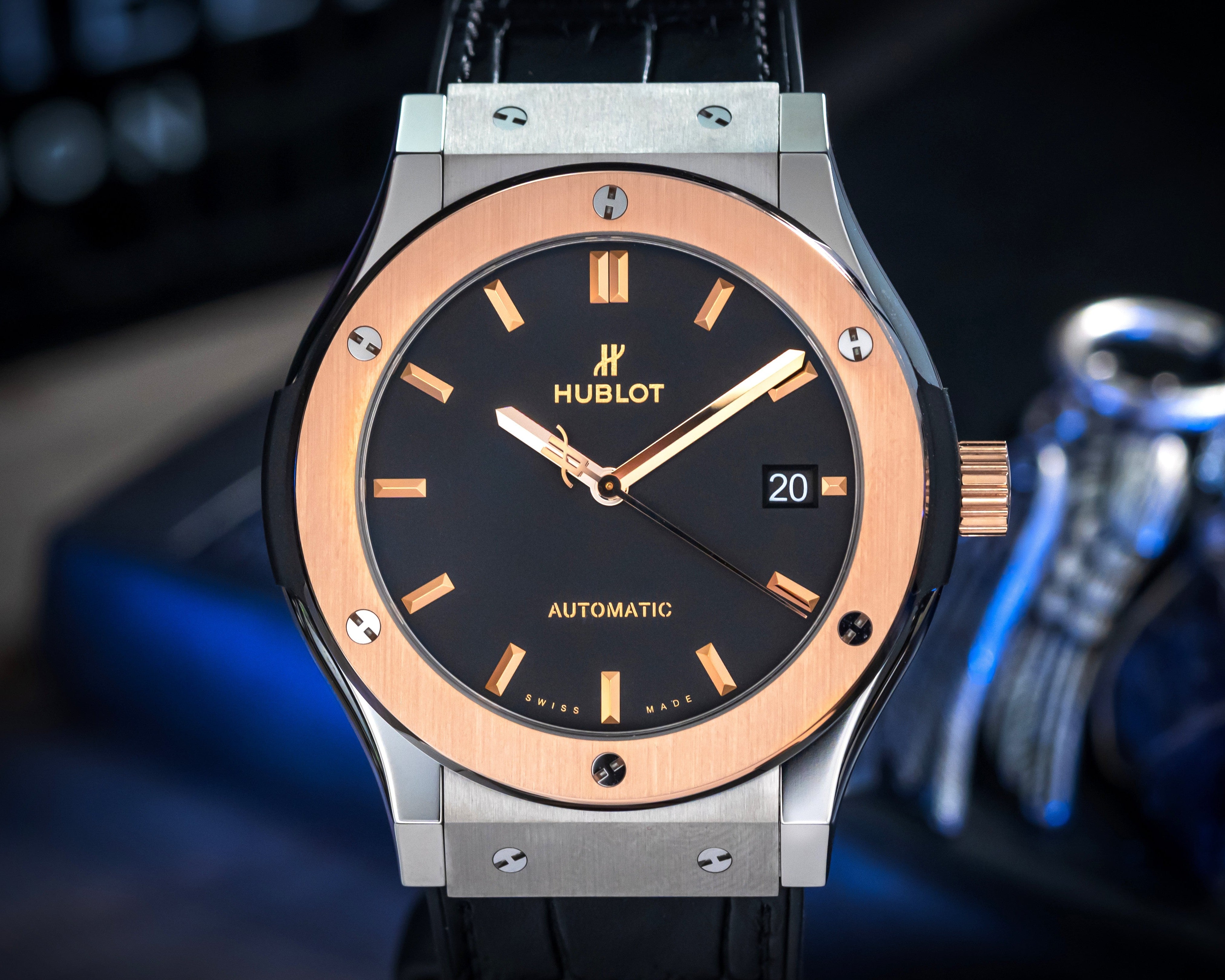 UNWORN Hublot Classic Fusion Titanium King Gold 511.NO.1181.LR