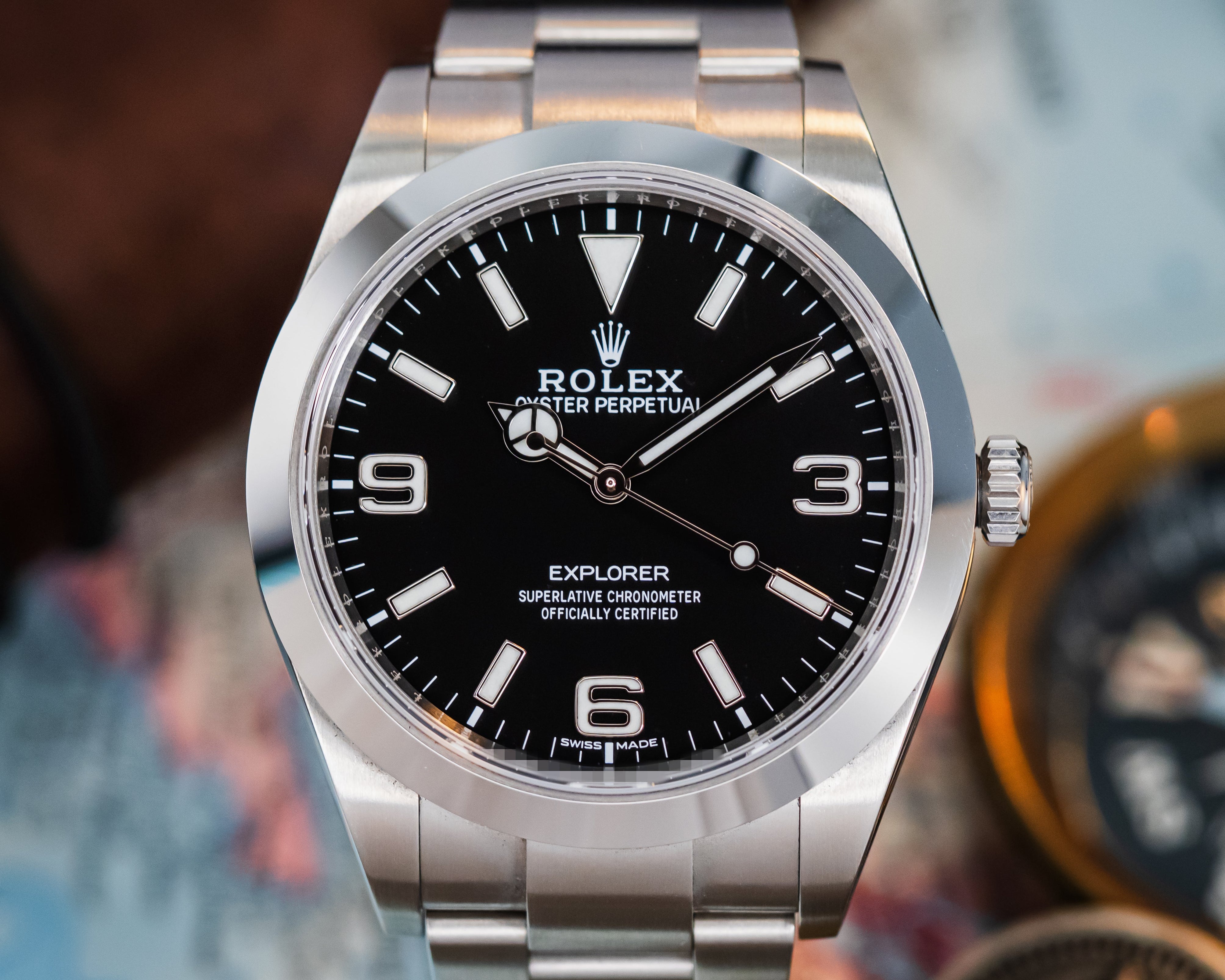 ROLEX EXPLORER I MK2 DIAL 39MM OYSTERSTEEL 214270