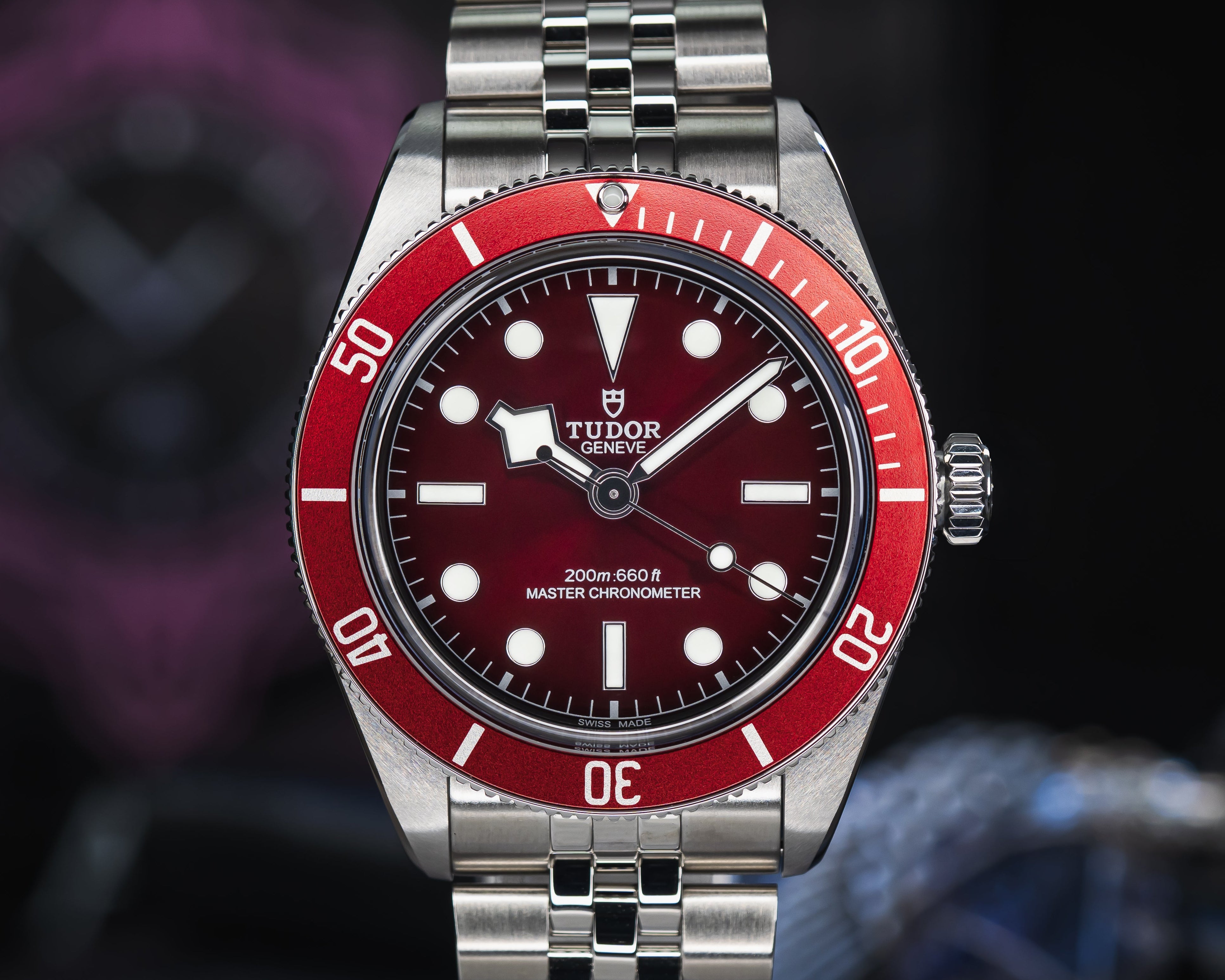UNWORN TUDOR BLACK BAY 58 BURGUNDY 39MM M7939A1A0RU-0001