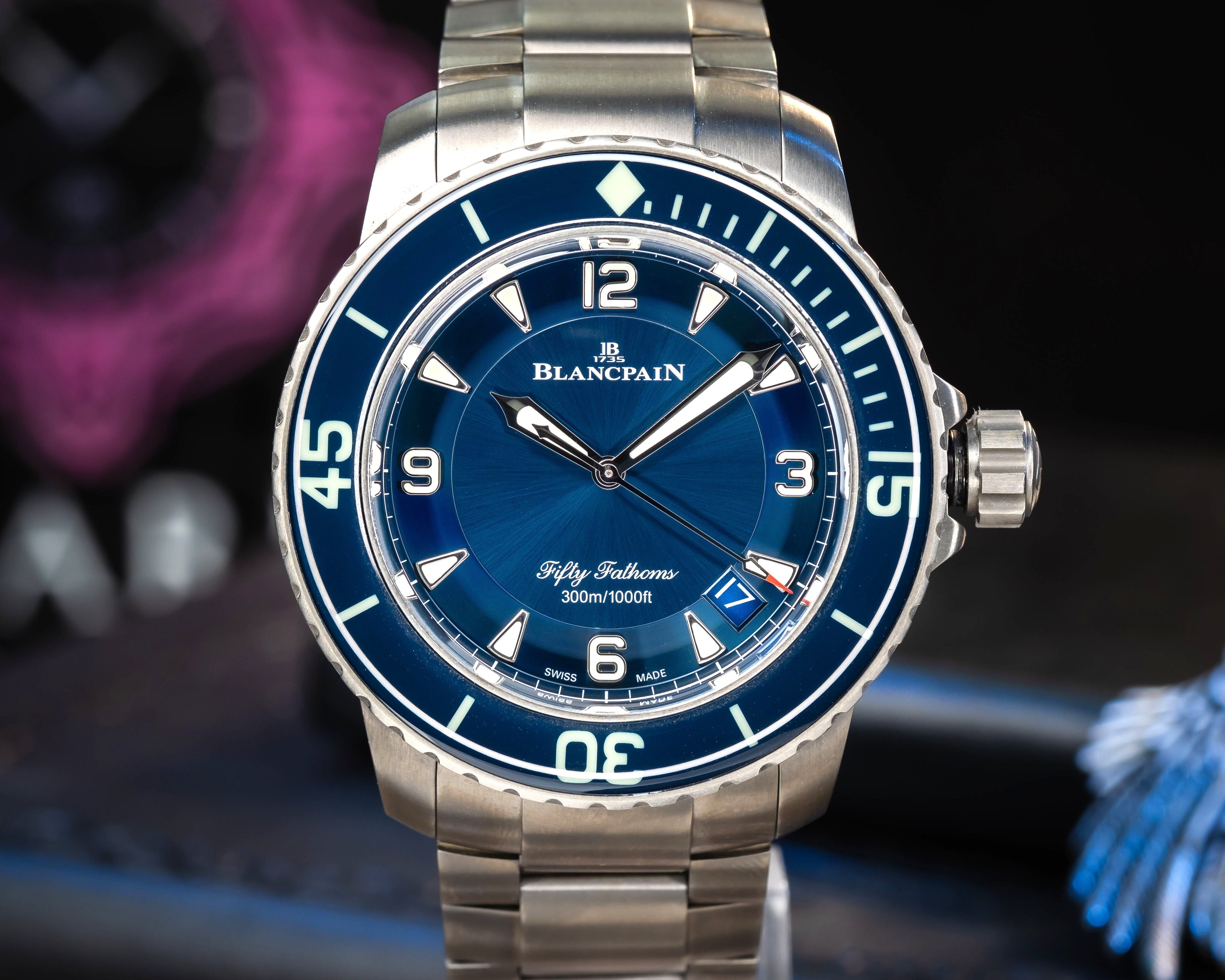 BLANCPAIN FIFTY FATHOMS AUTOMATIQUE TITANIUM 5015-12B40-98B