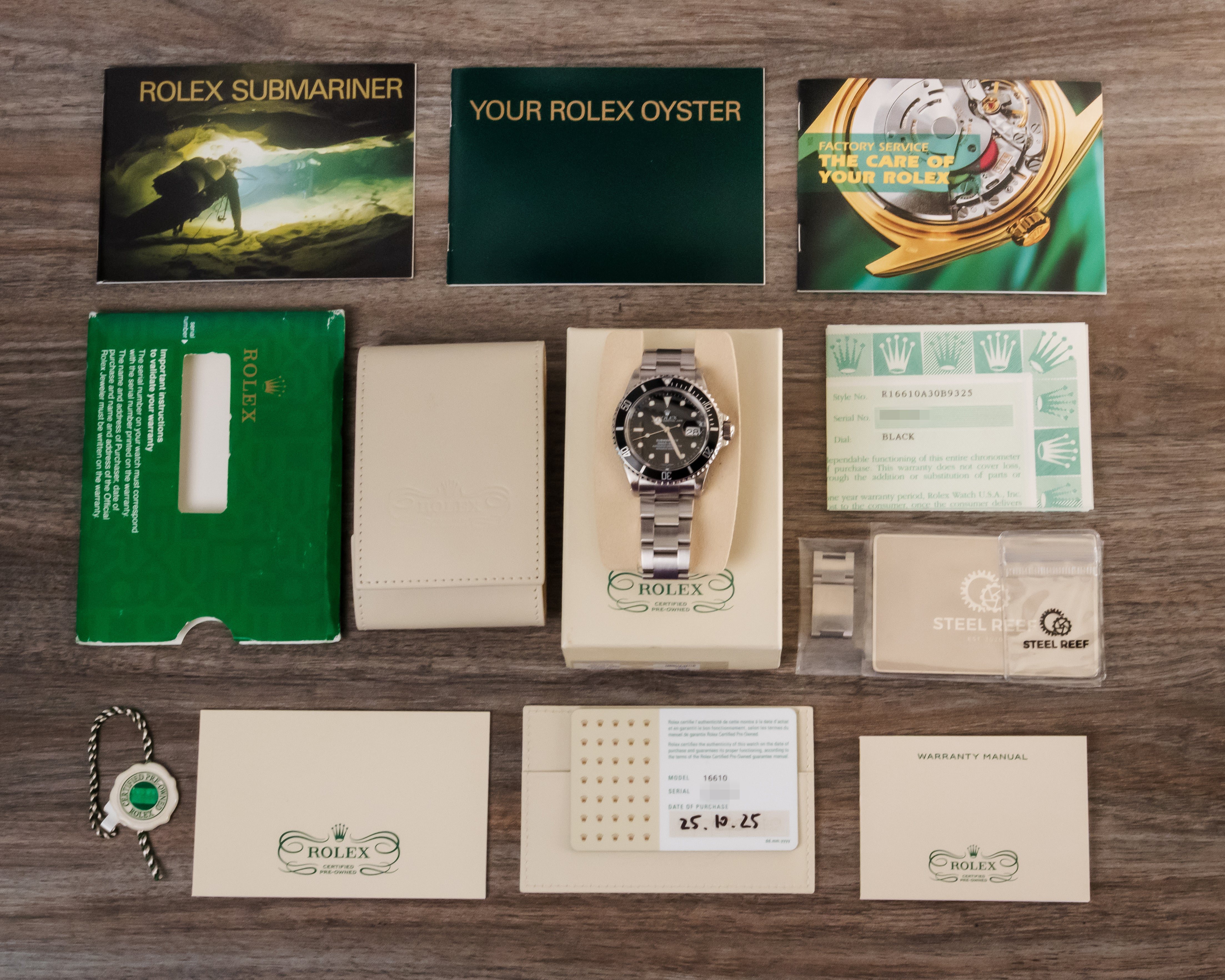 Rolex Submariner Date "Holed Case" Rolex Certified Pre-Owned 16610