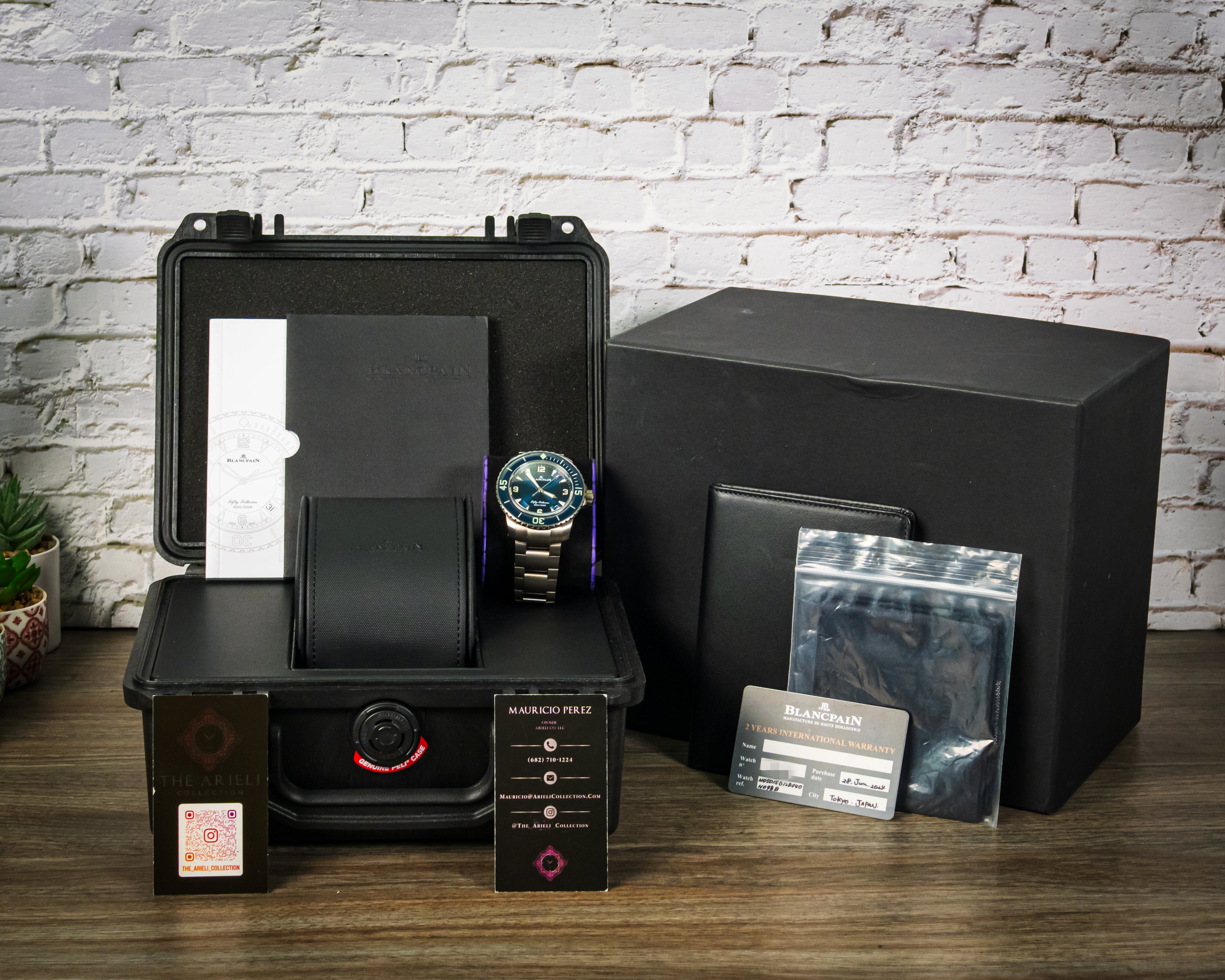 BLANCPAIN FIFTY FATHOMS AUTOMATIQUE TITANIUM 5015-12B40-98B