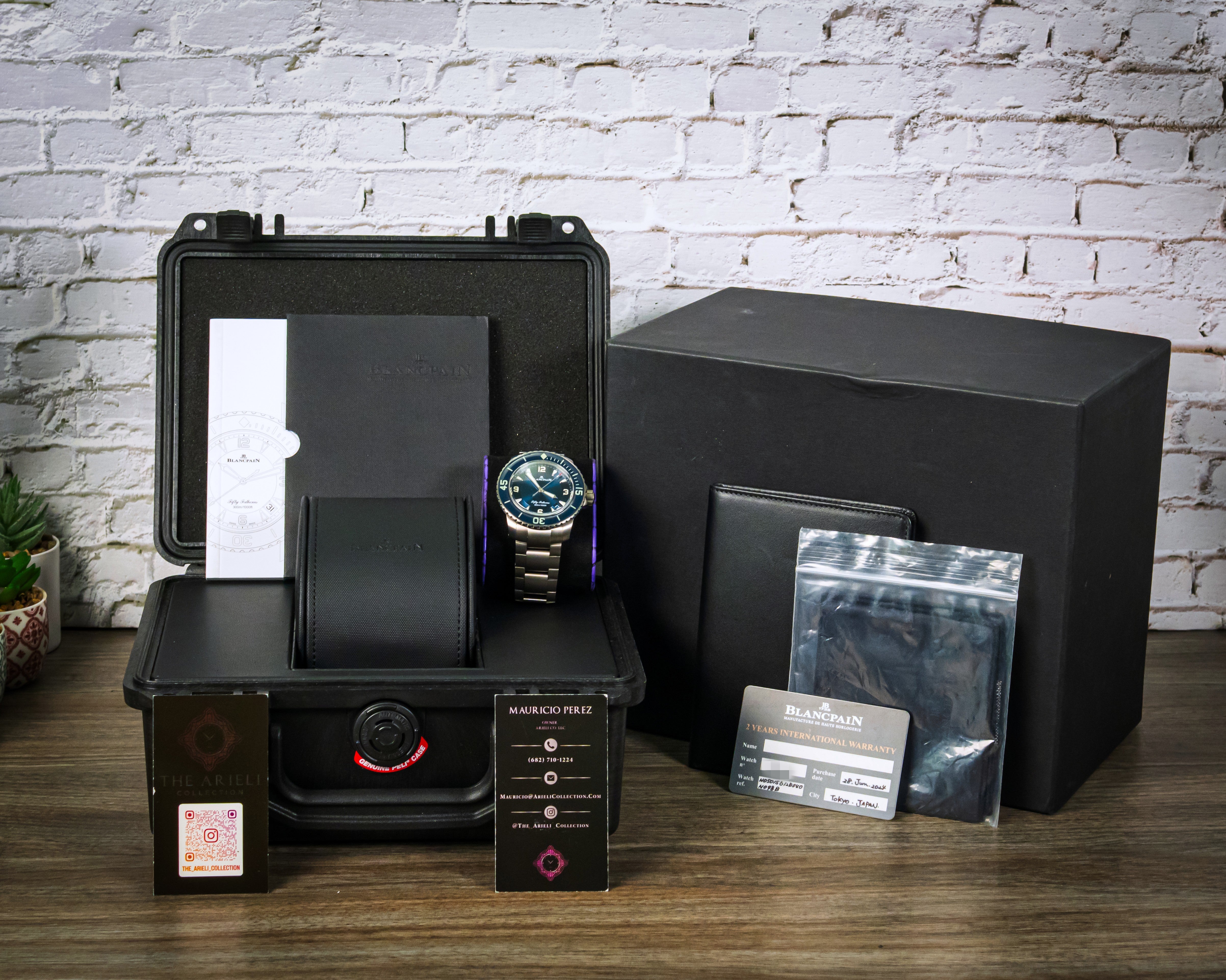 BLANCPAIN FIFTY FATHOMS AUTOMATIQUE TITANIUM 5015-12B40-98B