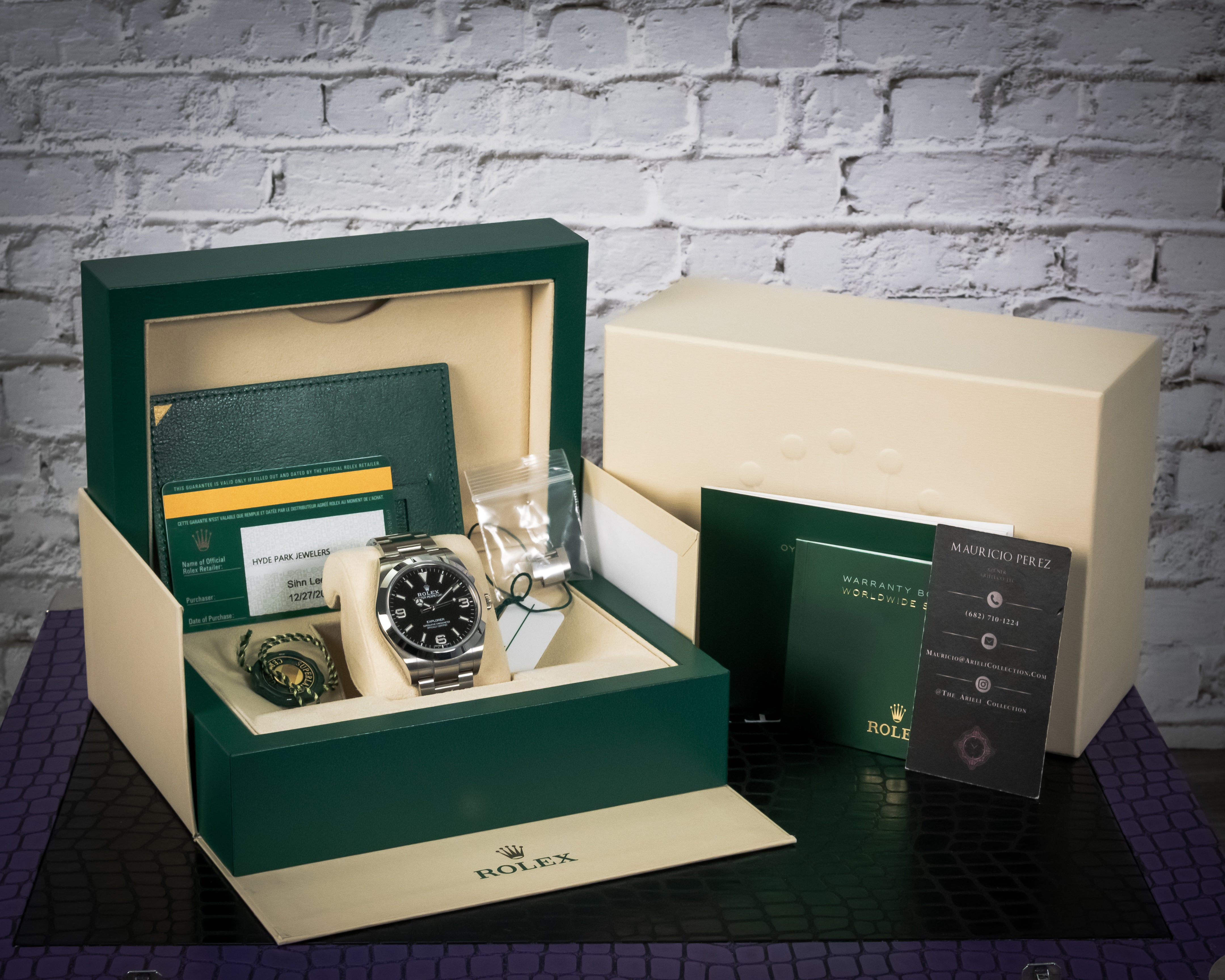ROLEX EXPLORER I MK2 DIAL 39MM OYSTERSTEEL 214270