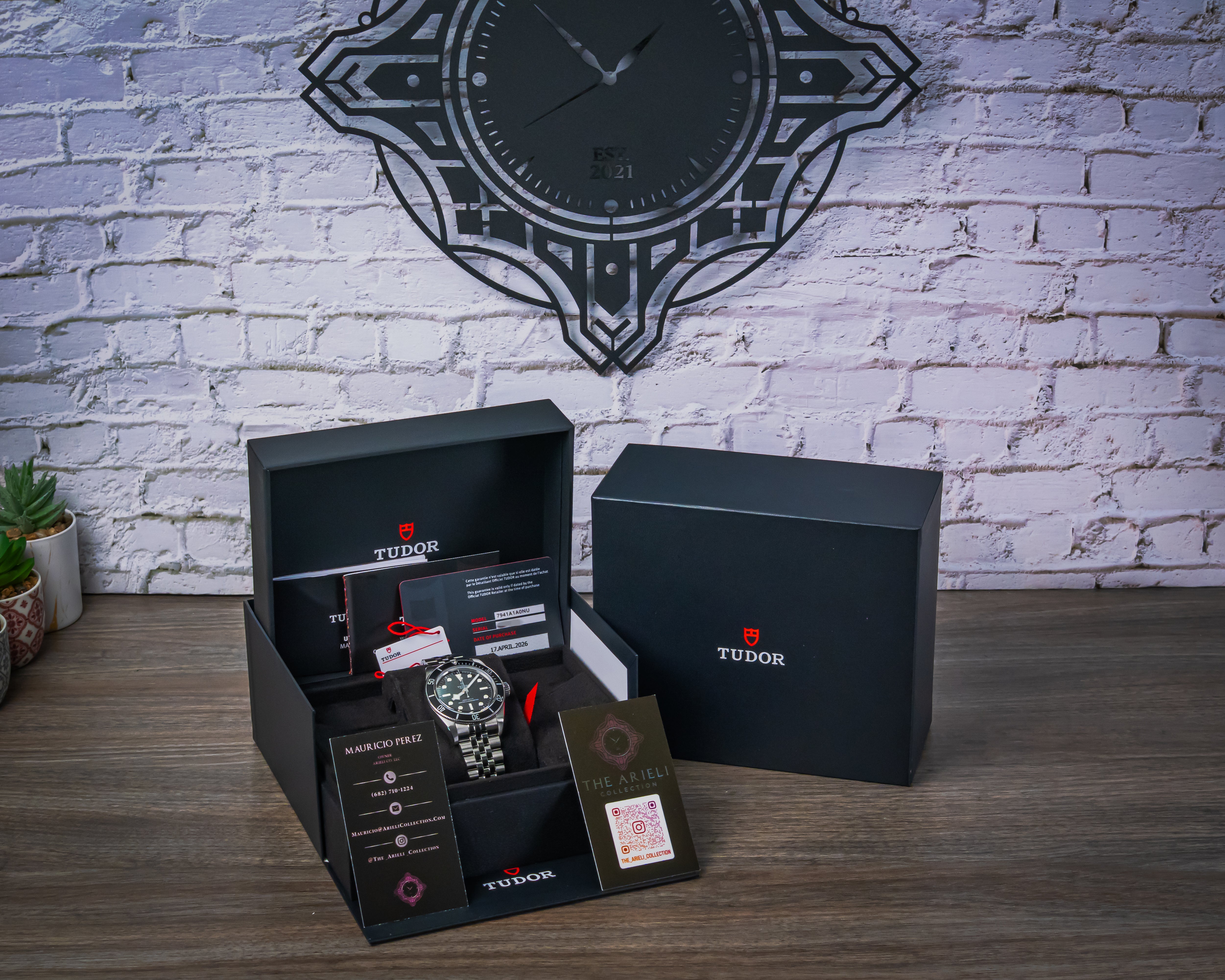 UNWORN TUDOR BLACK BAY 41 MONOCHROME M7941A1A0NU-0003
