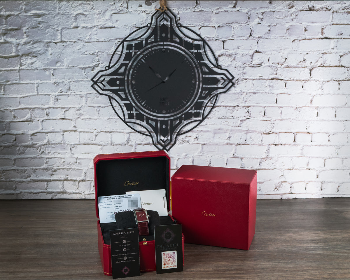 Cartier Tank Must Red Dial WSTA0054