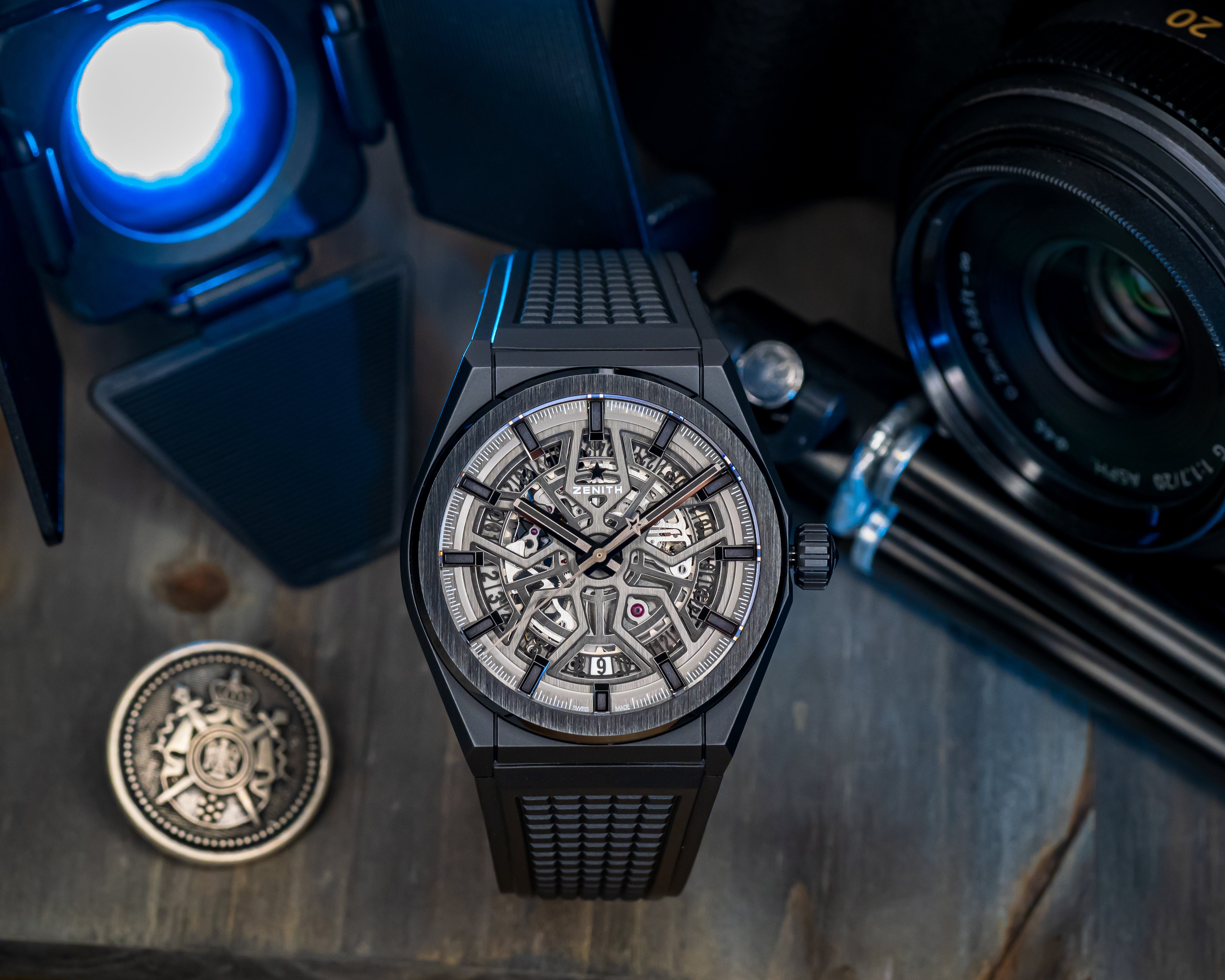 ZENITH DEFY CLASSIC SKELETON BLACK CERAMIC 49.9000.670/78.R782
