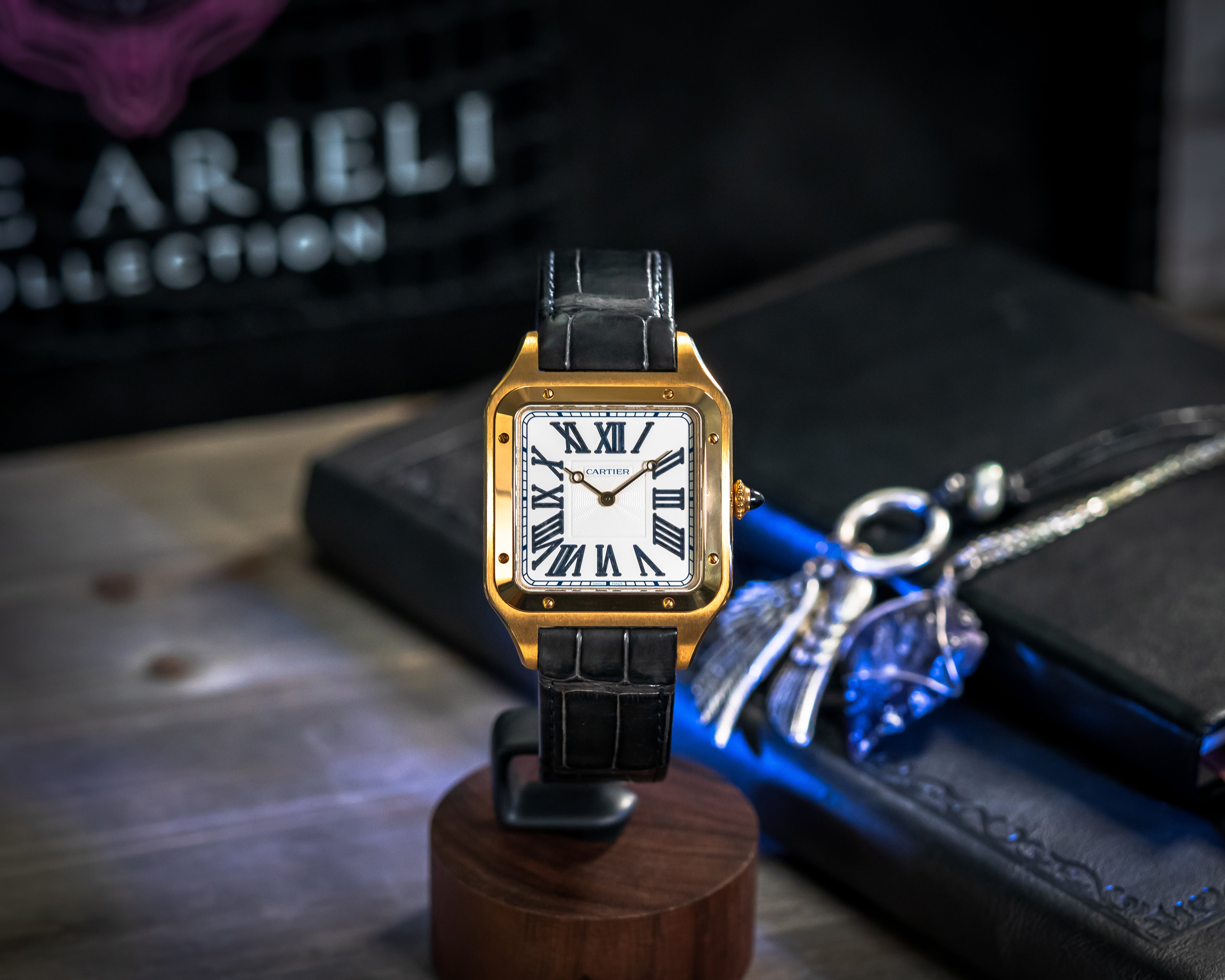 CARTIER SANTOS-DUMONT LIMITED EXTRA LARGE 18KT YELLOW GOLD – WGSA0084