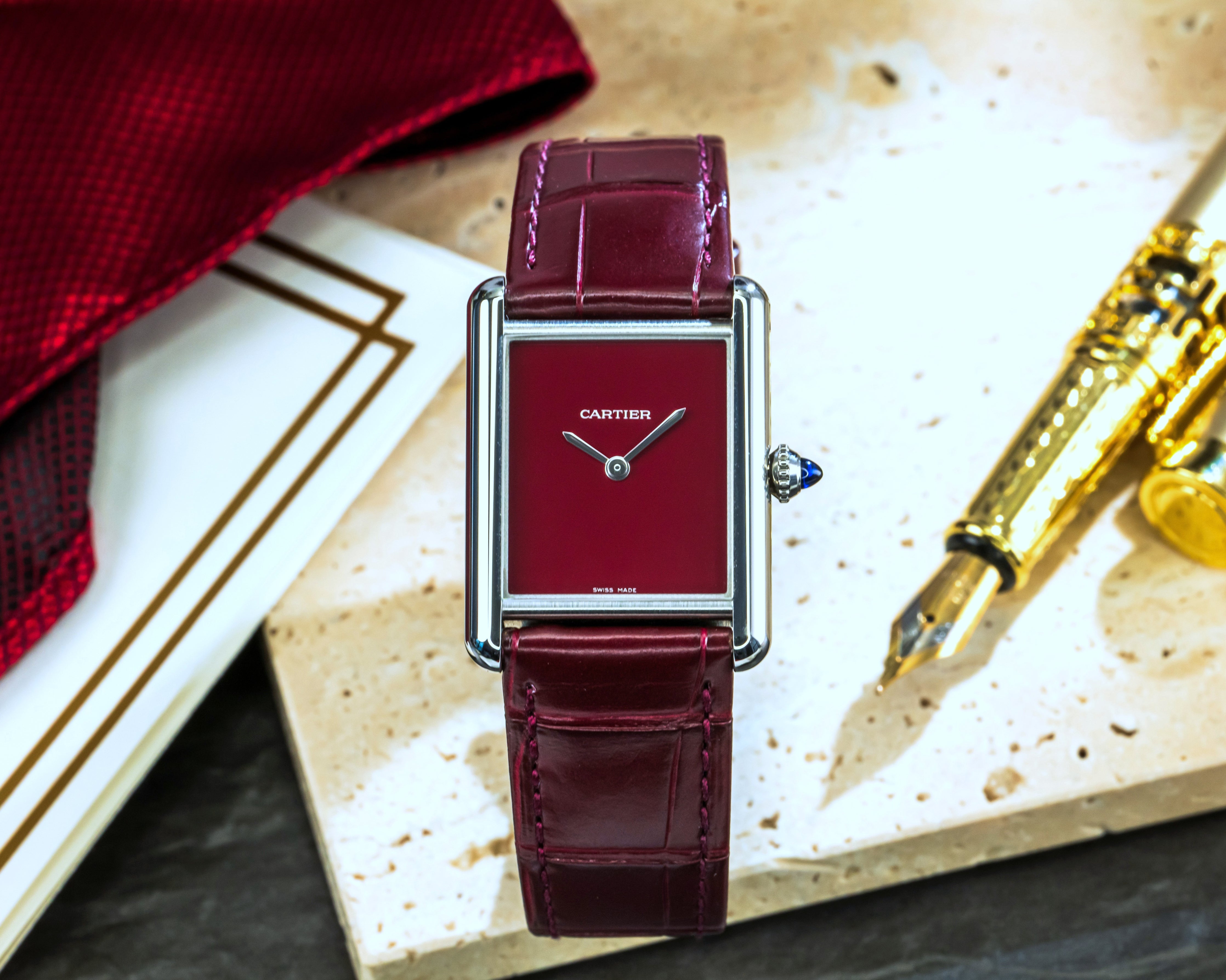 Cartier Tank Must Red Dial WSTA0054