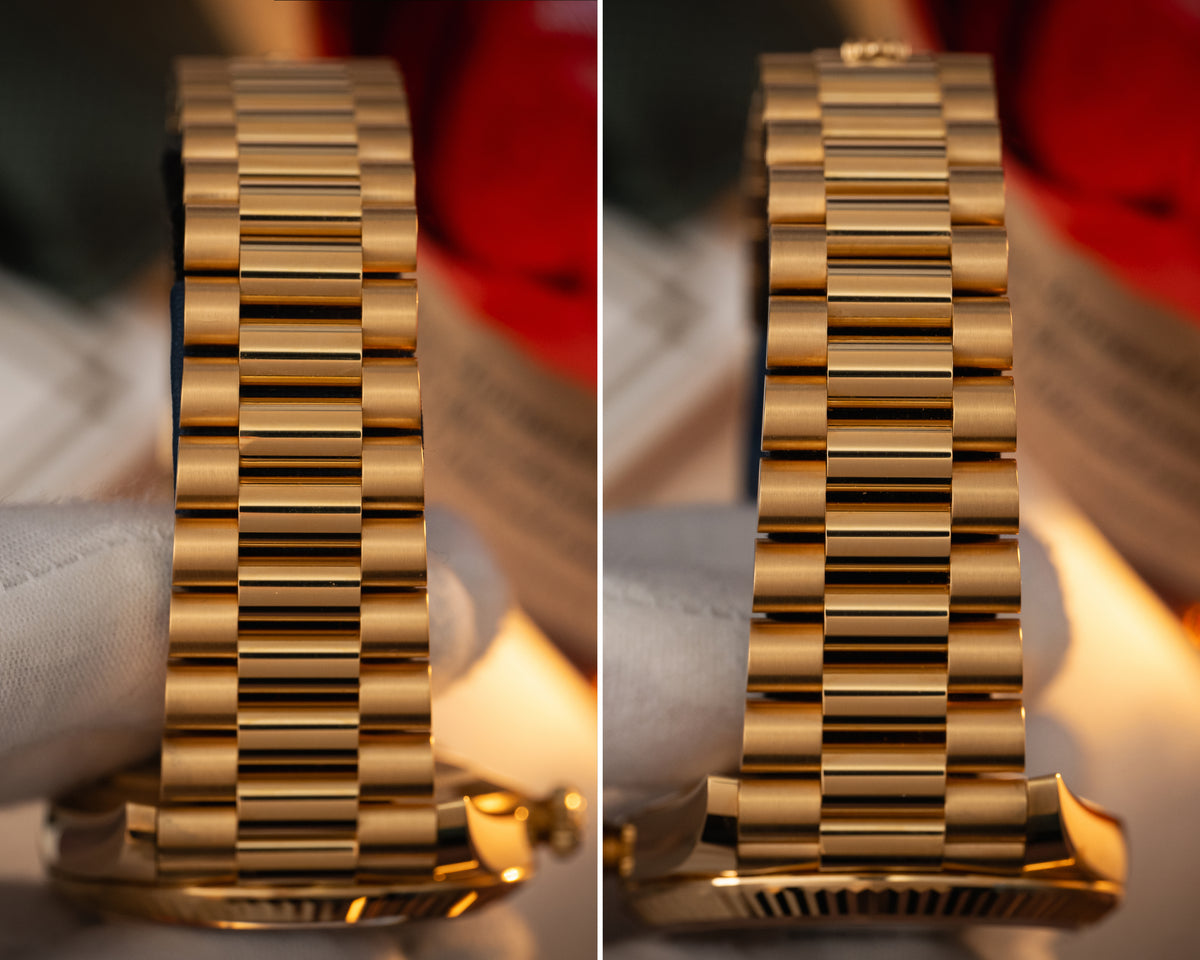 Rolex Day Date 40 Green Ombré Dial 18K Yellow Gold 228238