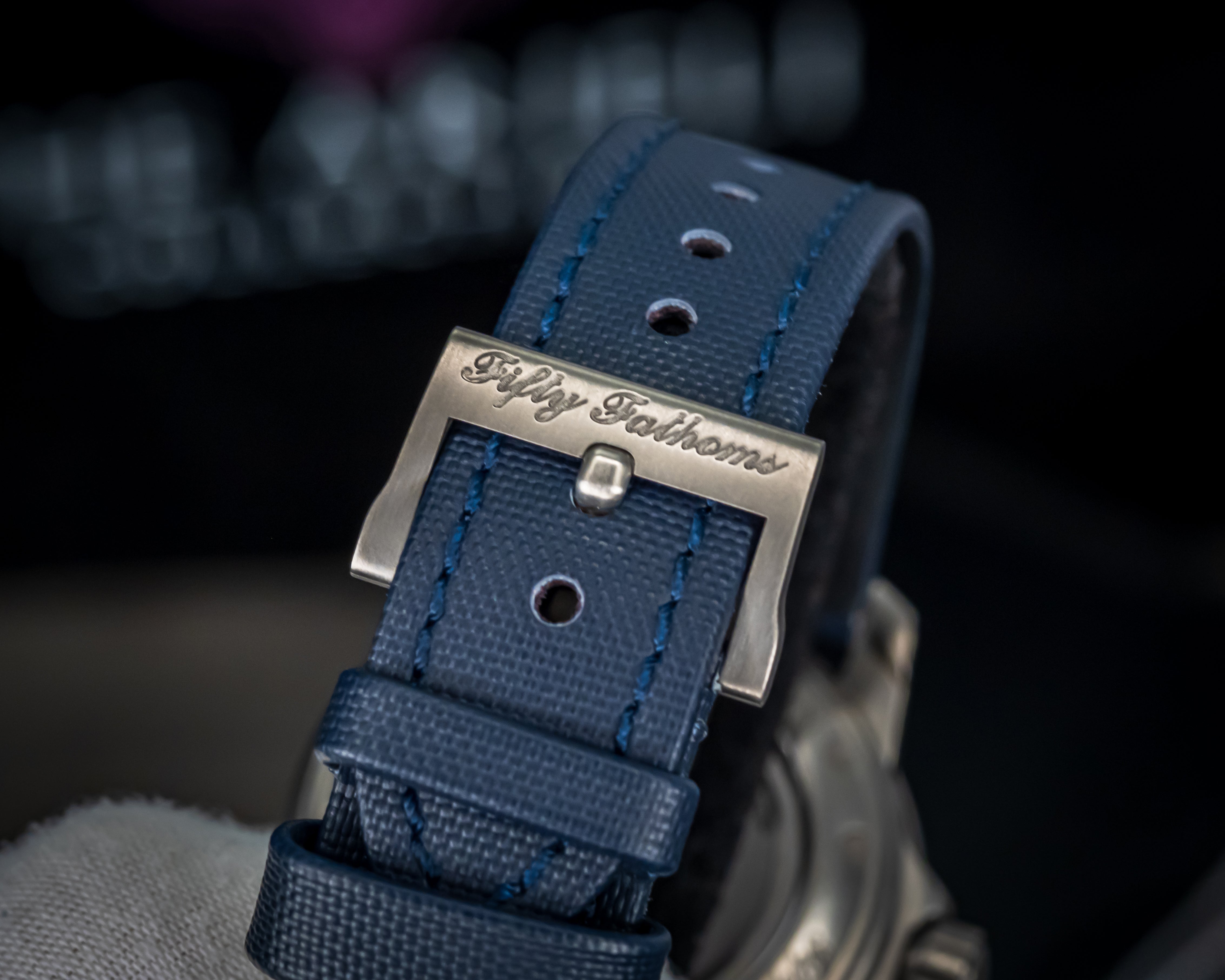 BLANCPAIN FIFTY FATHOMS AUTOMATIQUE BLUE DIAL TITANIUM 5015-12B40-052A