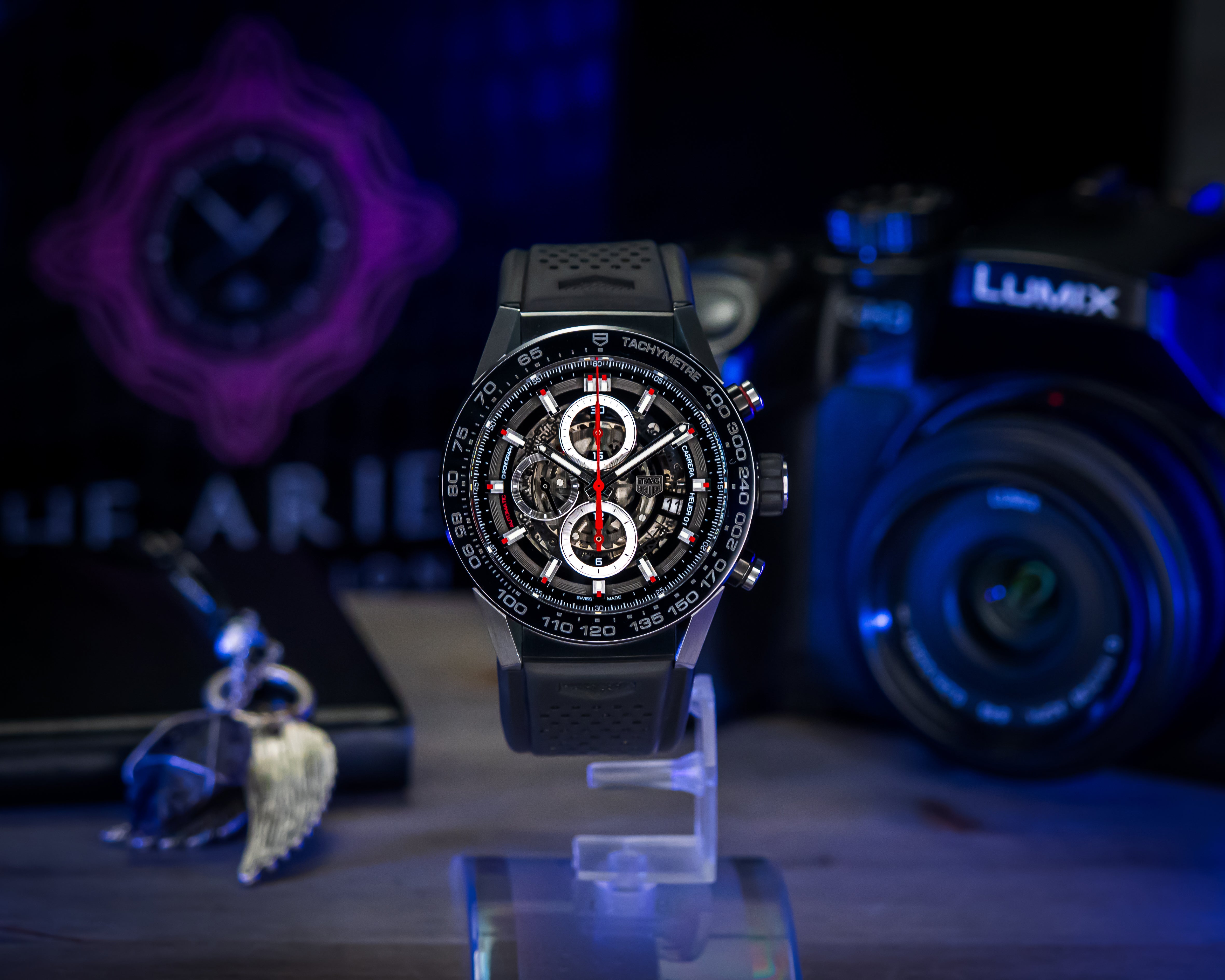 TAG HEUER CARRERA CALIBRE 01 SKELETON CHRONOGRAPH CAR2A1Z.FT6044