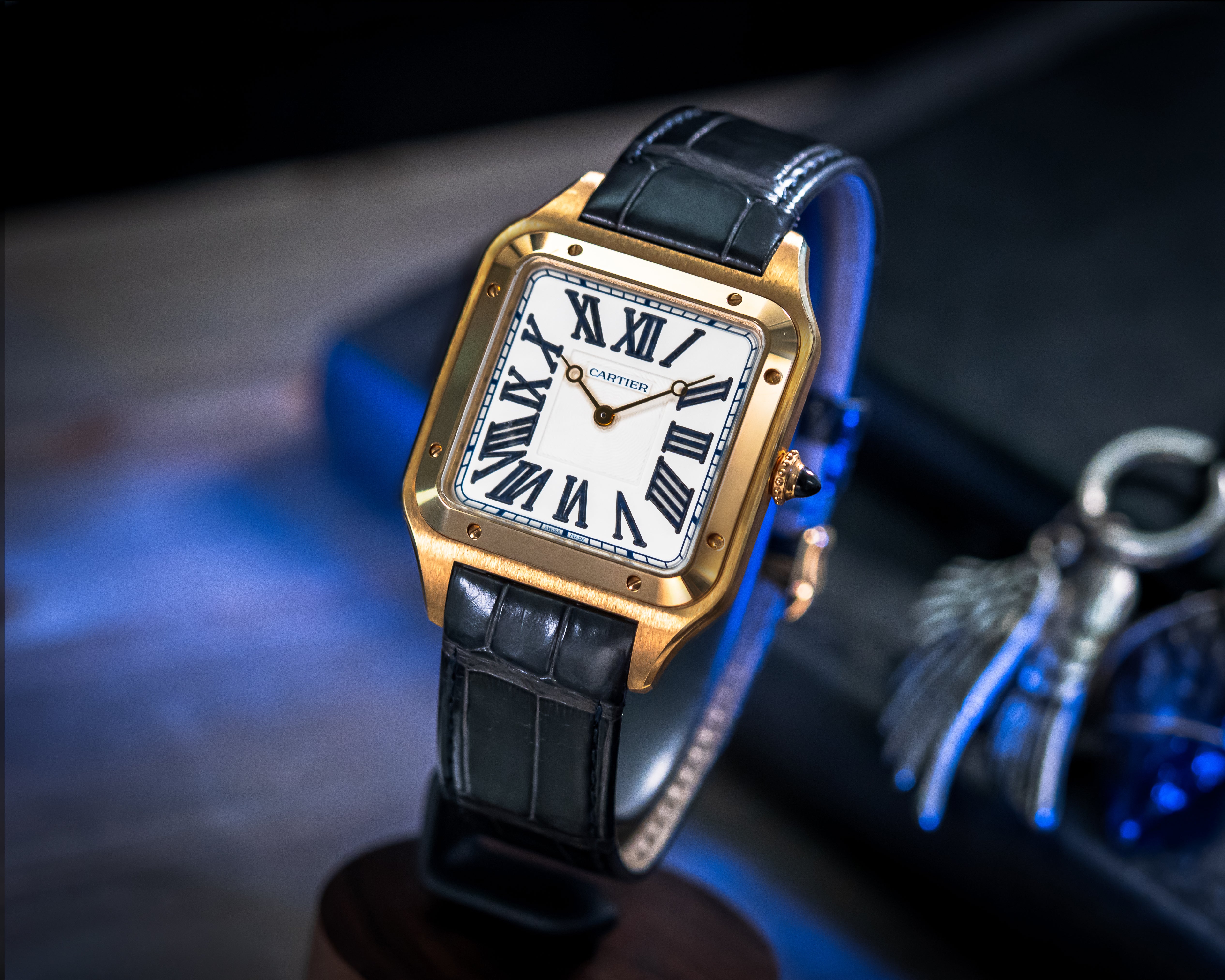 CARTIER SANTOS-DUMONT LIMITED EXTRA LARGE 18KT YELLOW GOLD – WGSA0084