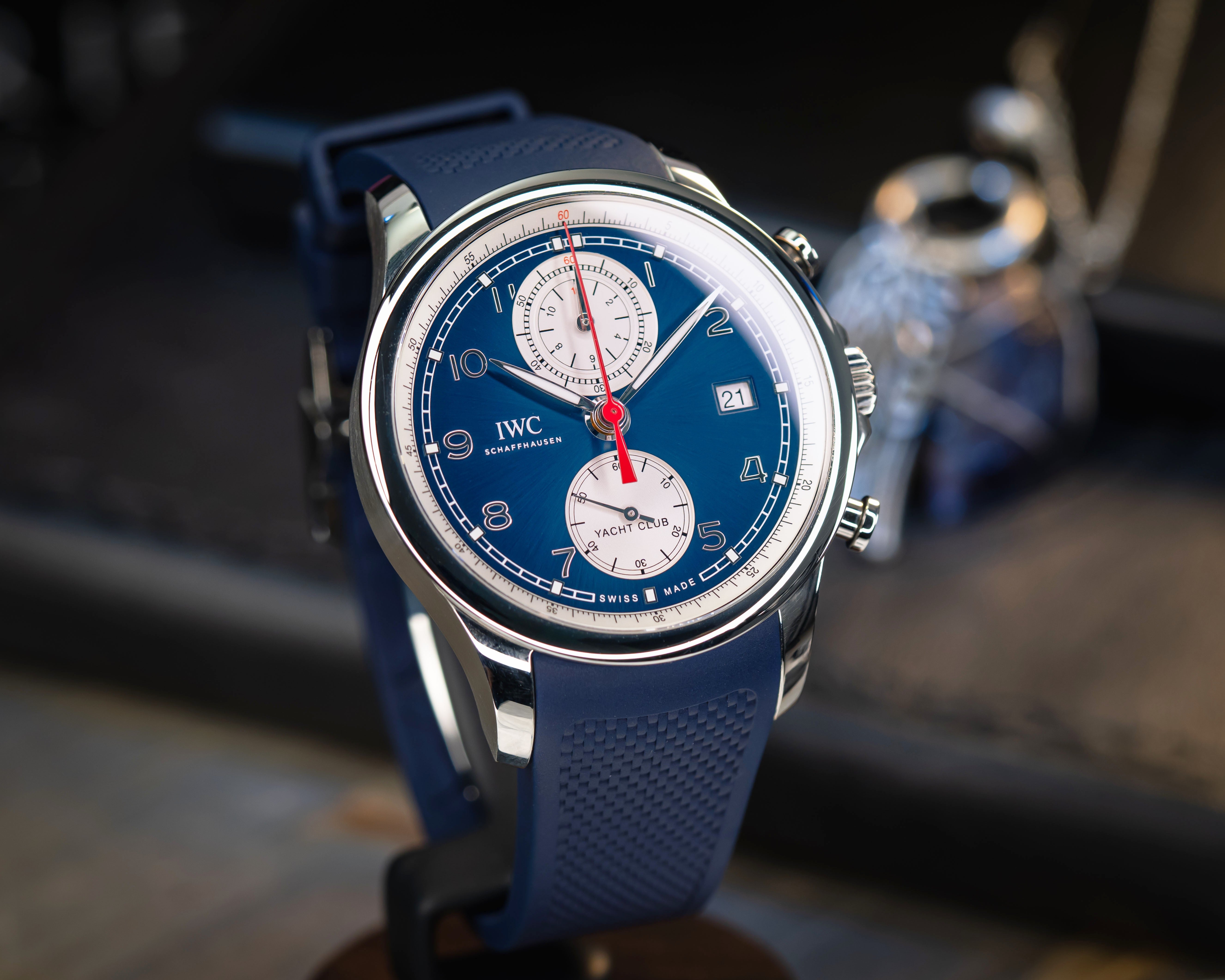 IWC Portugieser Yacht Club Chronograph Blue Dial IW390507