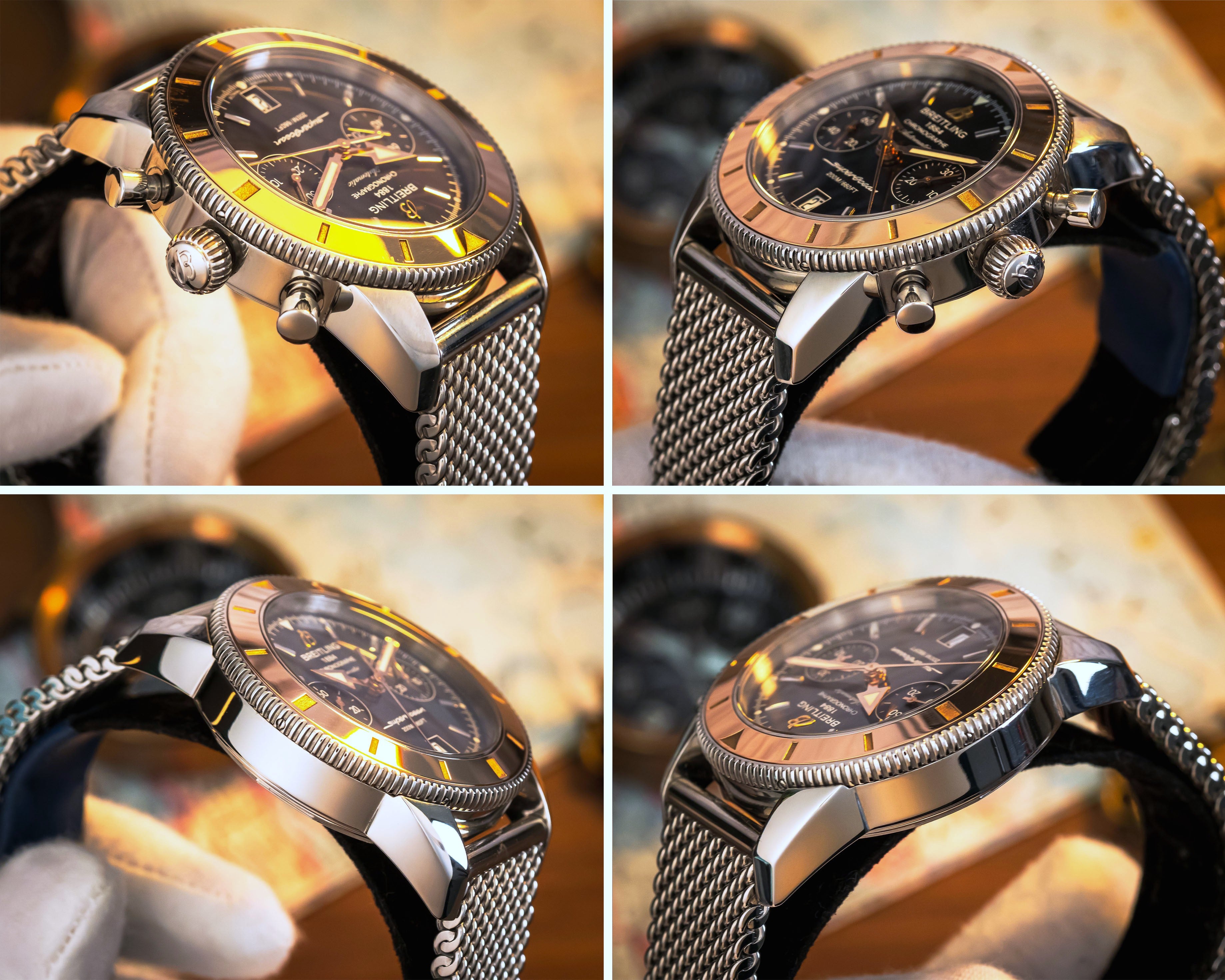 Breitling SuperOcean Heritage Chronograph 44 Black & Rose Gold U2337012-BB1-154