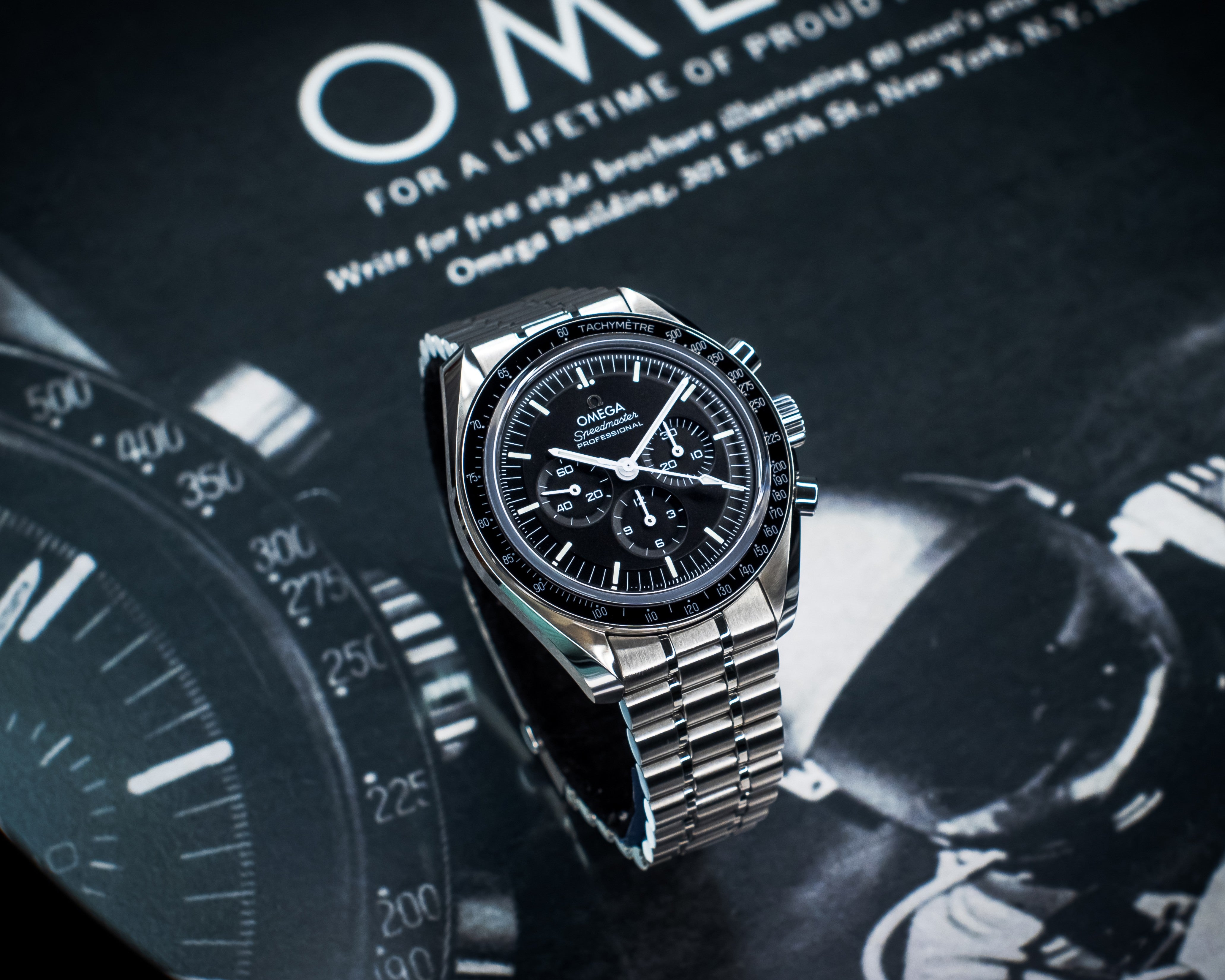 OMEGA SPEEDMASTER MOONWATCH PROFESSIONAL “SAPPHIRE SANDWICH” 310.30.42.50.01.002