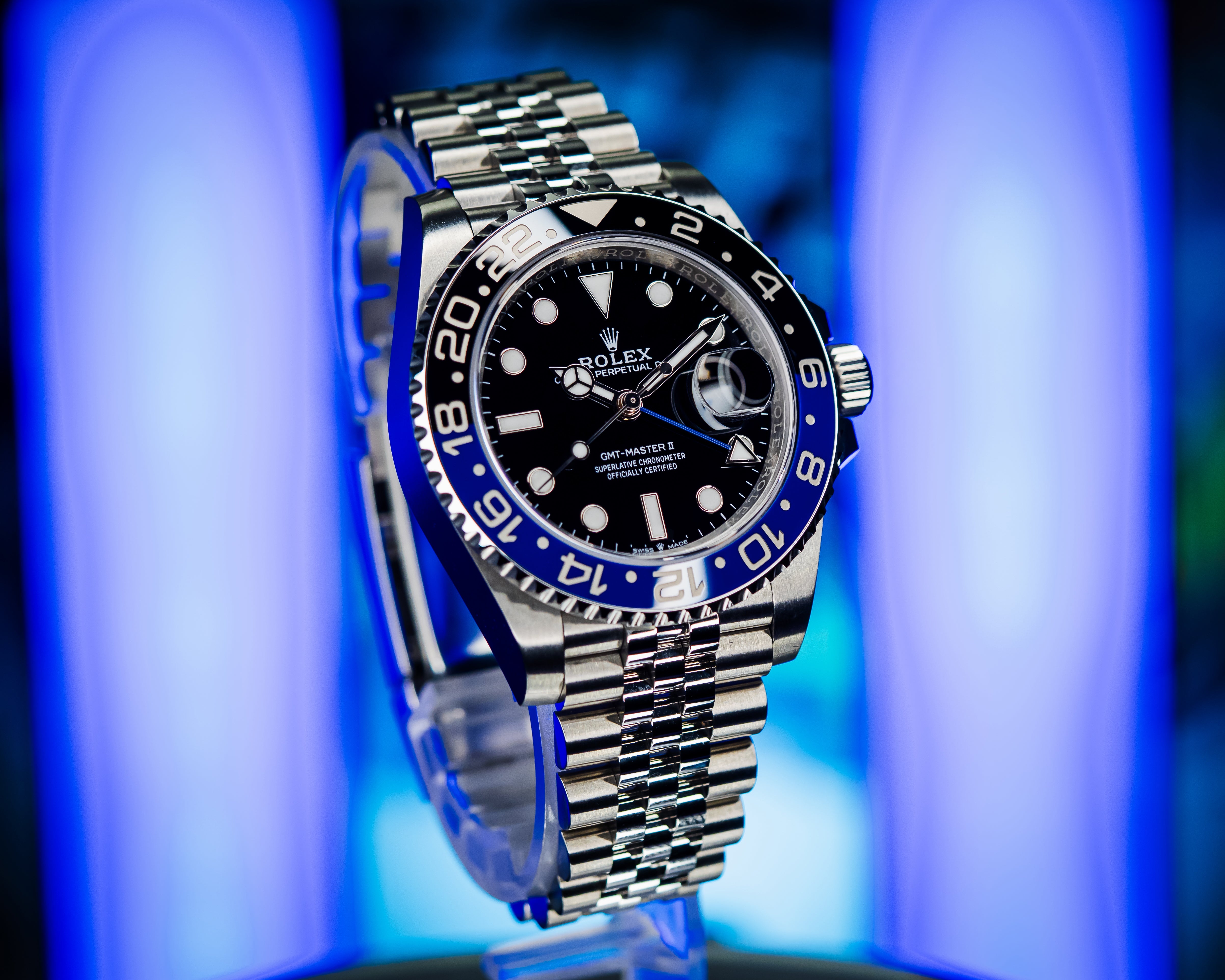 Rolex GMT Master II “Batgirl” 126710BLNR